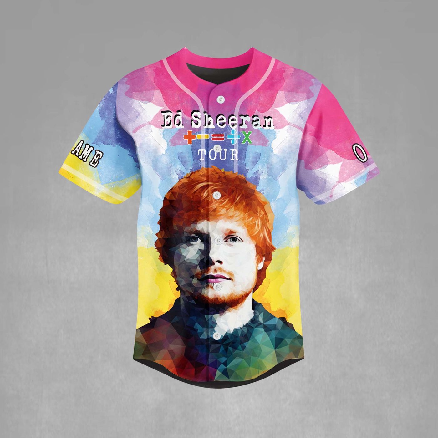 Ed Sheeran Baseball Jersey For Men Women And Kids Gift
