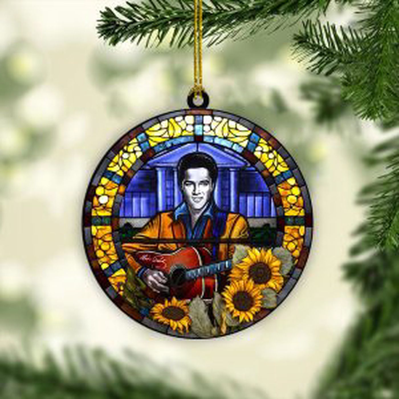 Elvis Presley 2-Side Printed Acrylic Ornament.4