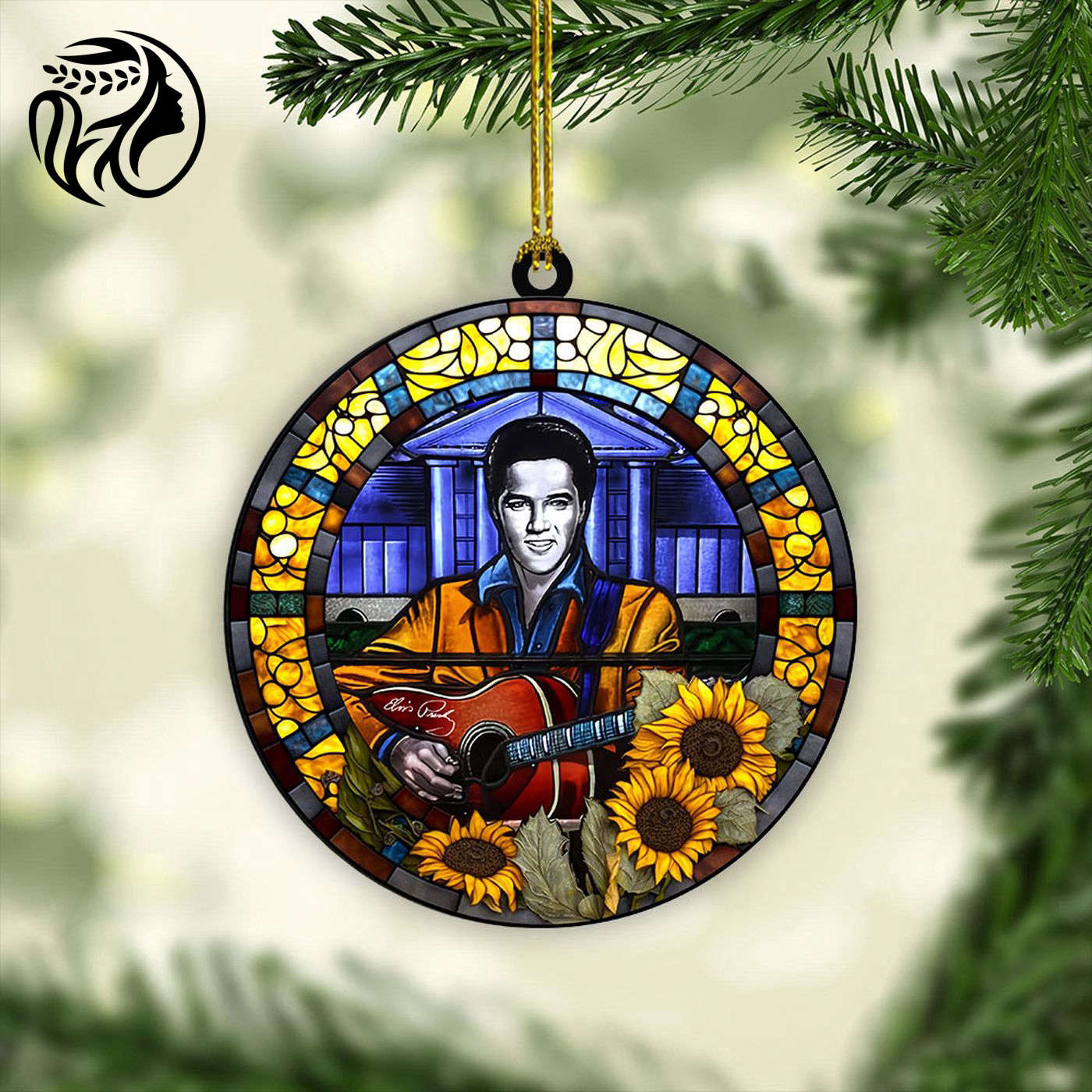 Elvis Presley 2-Side Printed Acrylic Ornament.4
