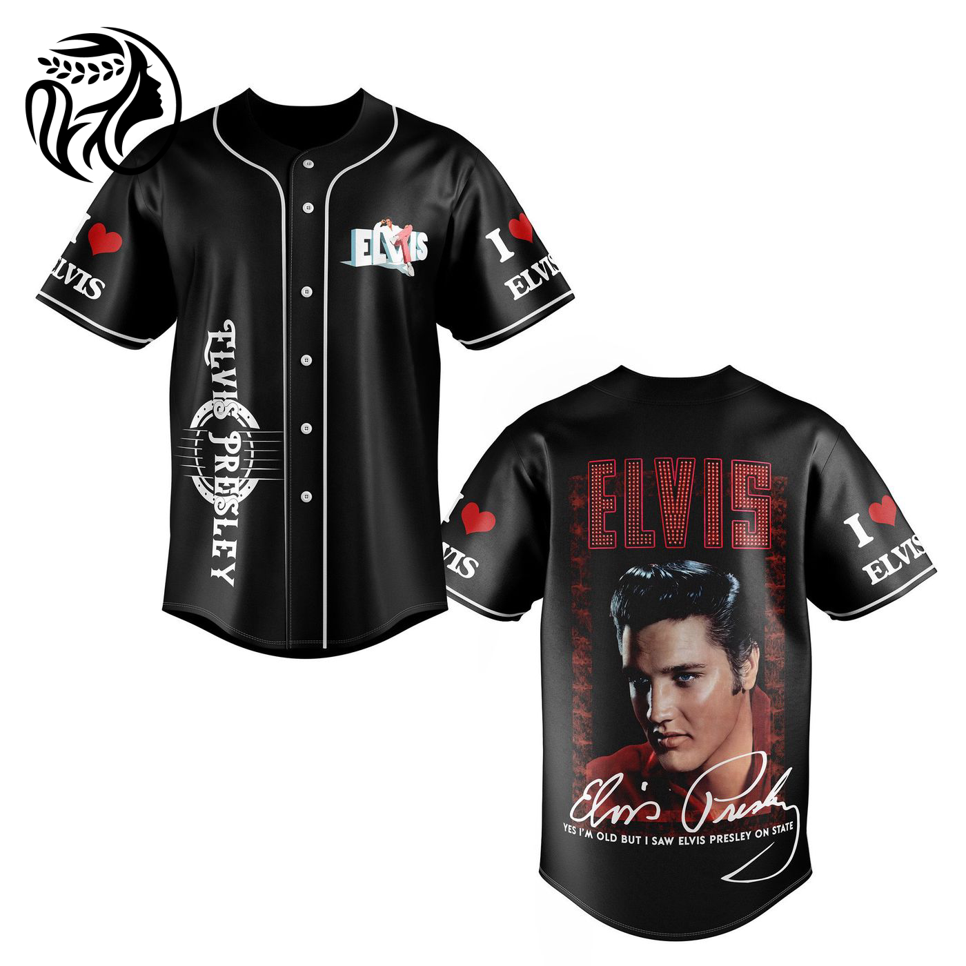 Elvis Presley Baseball Jersey For Men Women And Kids Gift