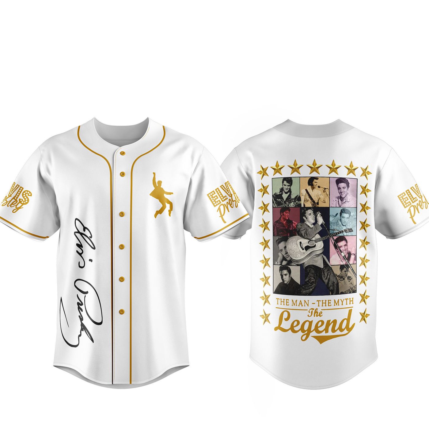 Elvis Presley Baseball Jersey For Men Women And Kids Gift