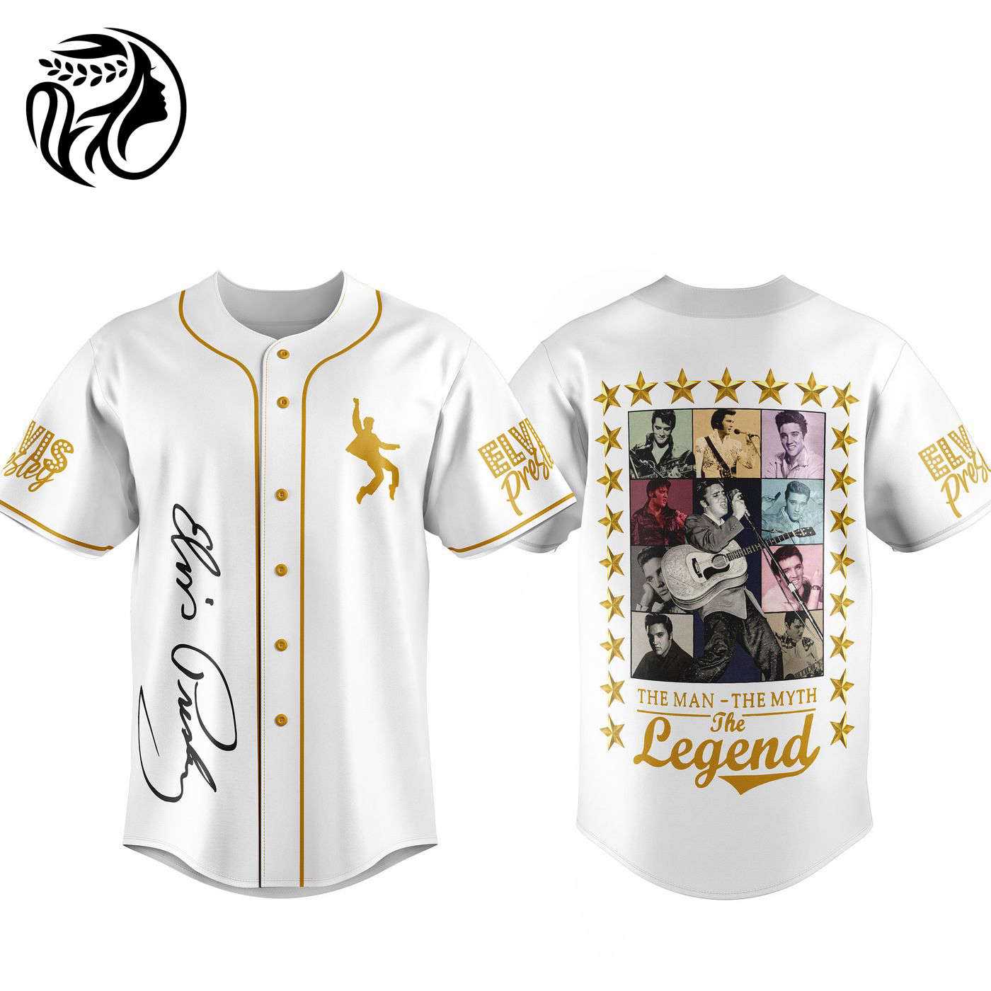 Elvis Presley Baseball Jersey For Men Women And Kids Gift