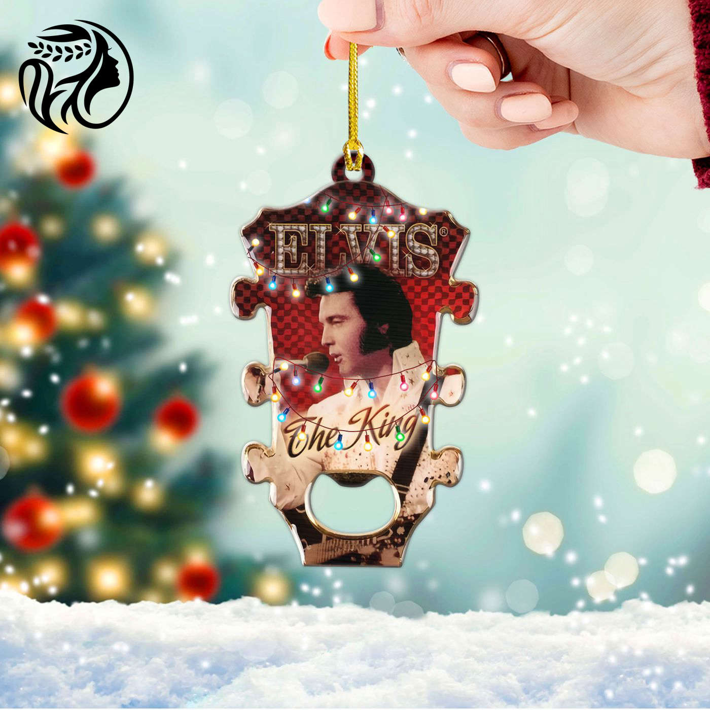Elvis Presley Custom Shape 1-sided Acrylic OrnamentGift