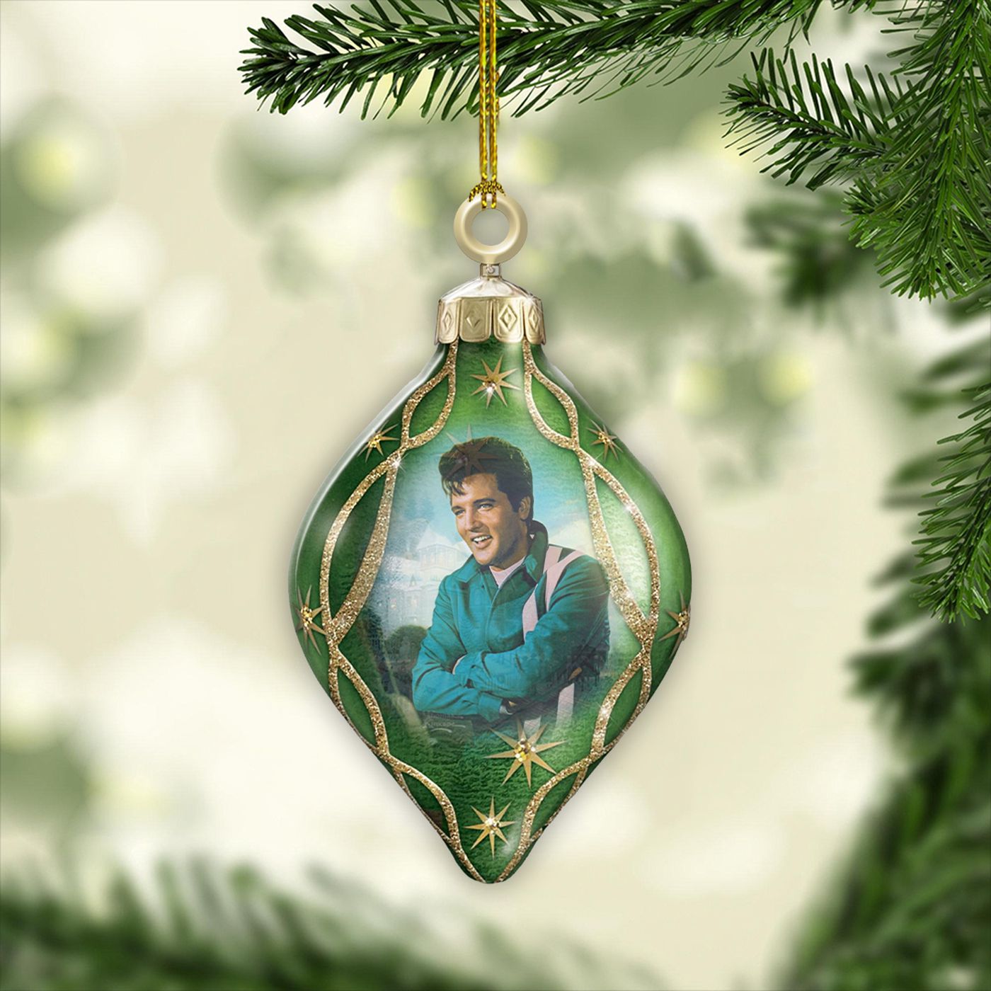 Elvis Presley Custom Shape 2-sided Acrylic Ornament.4