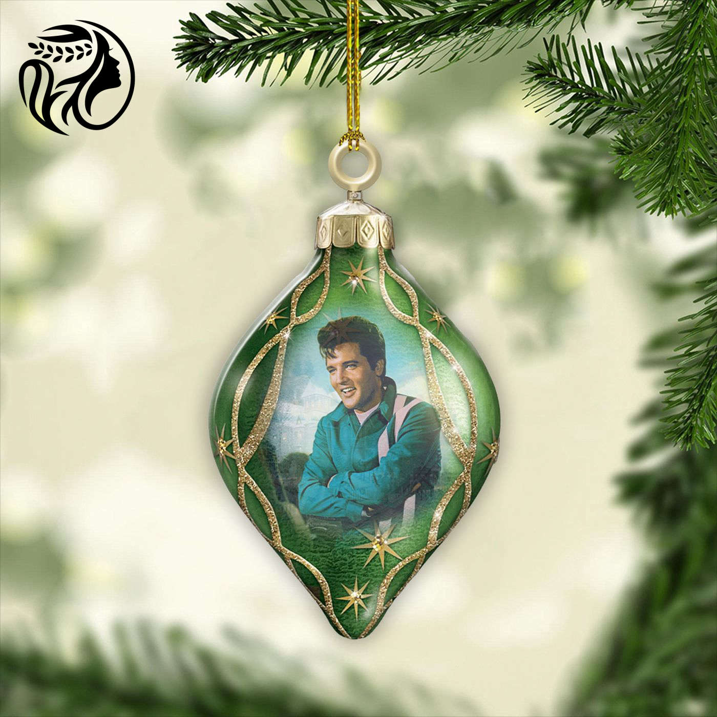 Elvis Presley Custom Shape 2-sided Acrylic Ornament.4