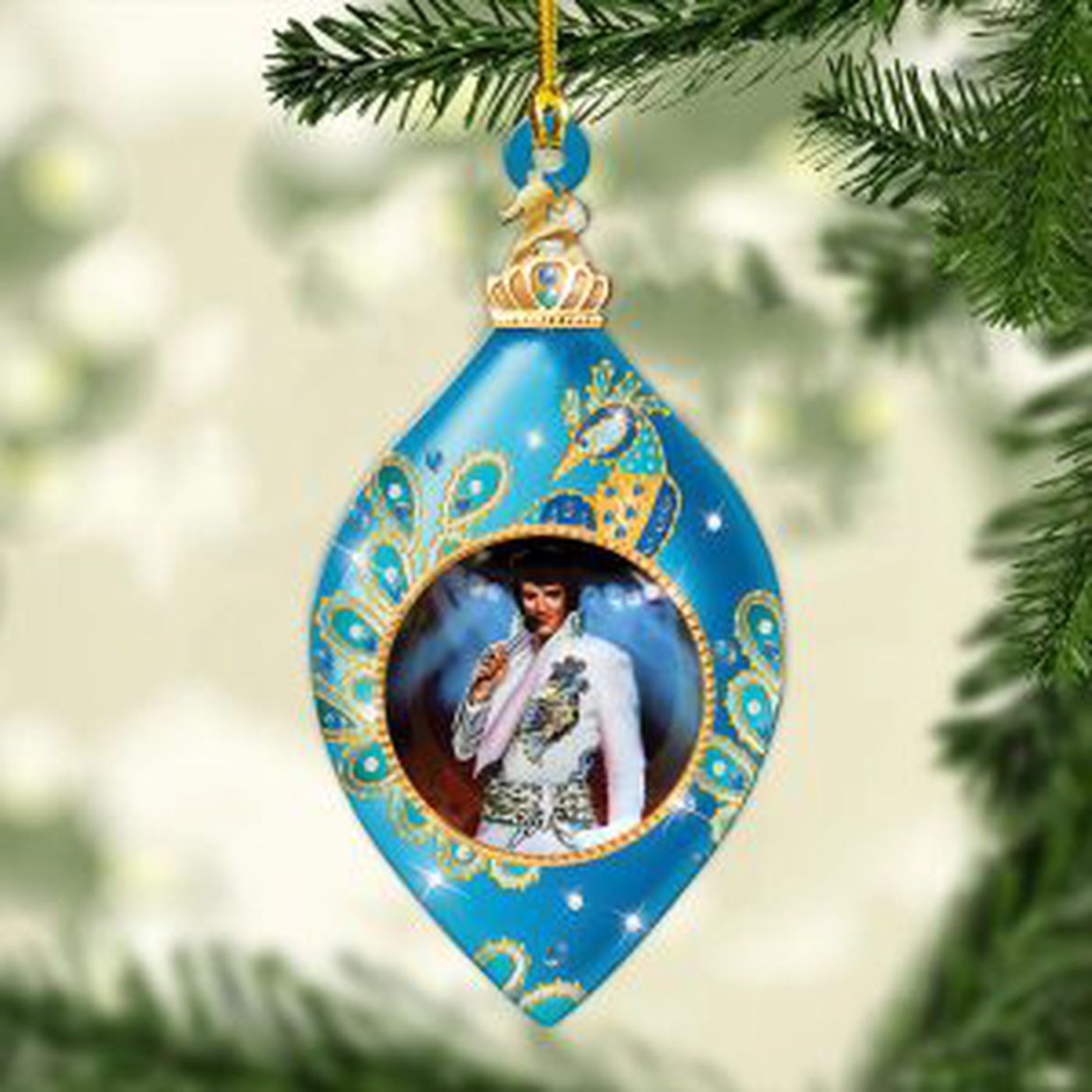 Elvis Presley Custom Shape 2-sided Acrylic Ornament Elvis Presley Custom Shape 2-sided Acrylic Ornament