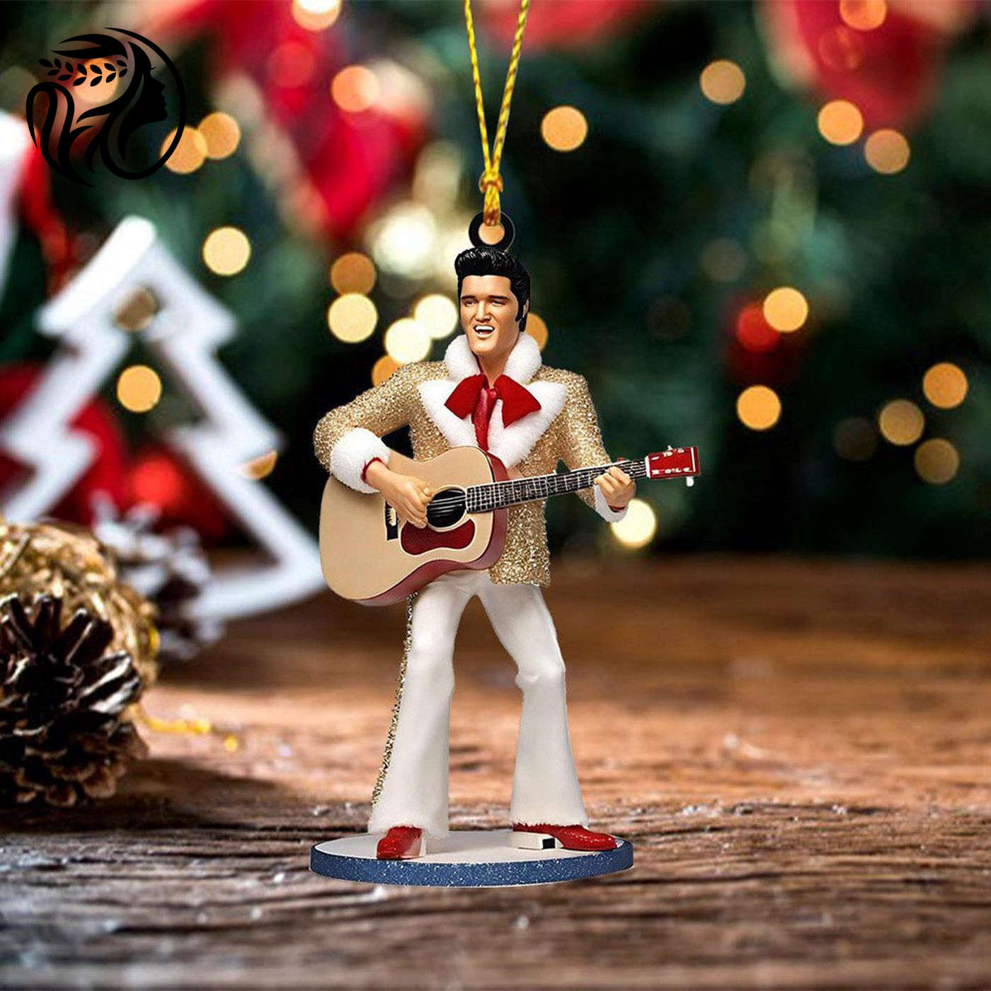 Elvis Presley Custom Shape 2-sided Acrylic Ornament – TANTN 3426.3