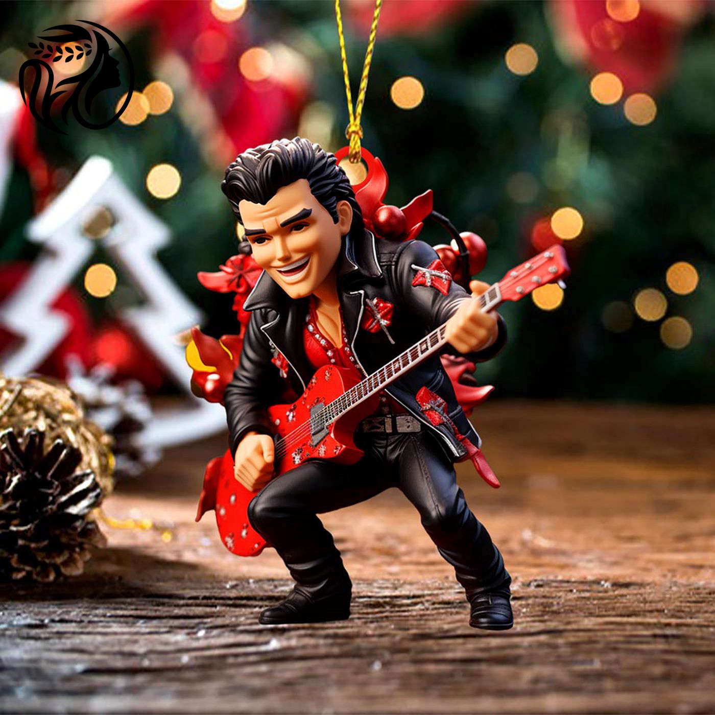 Elvis Presley Custom Shape 2-sided Acrylic Ornament – TANTN 3426.6