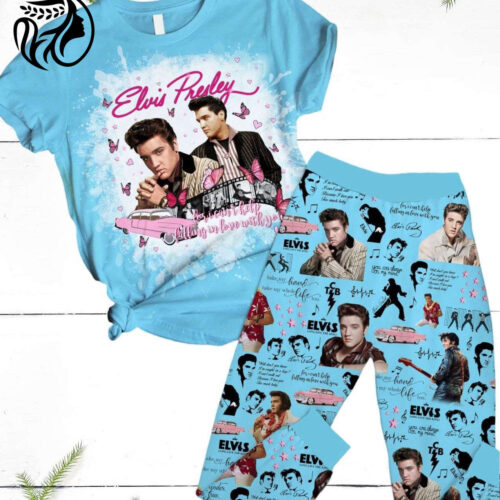 Elvis Presley Pajamas Set & Shirts: King of Rock and Roll Memories Christmas – Women s PJs