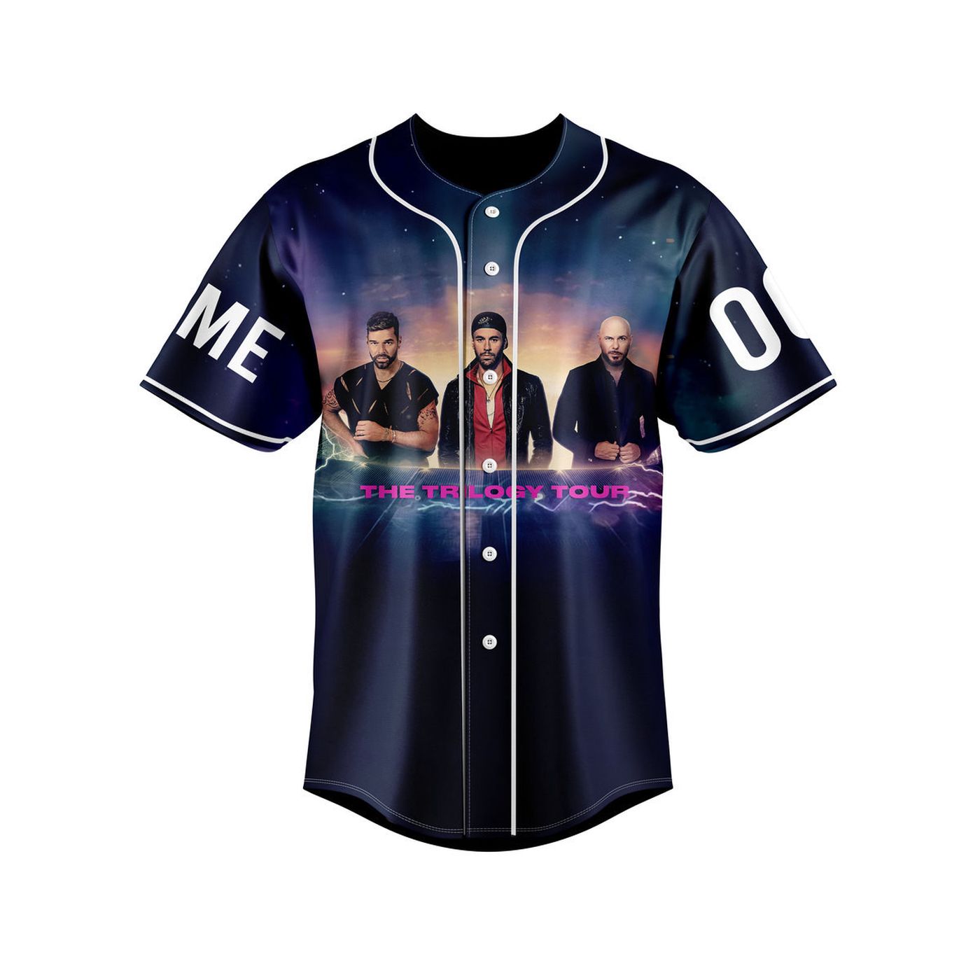 Enrique Iglesias Pitbull Ricky Baseball Jersey For Men Women And Kids Gift