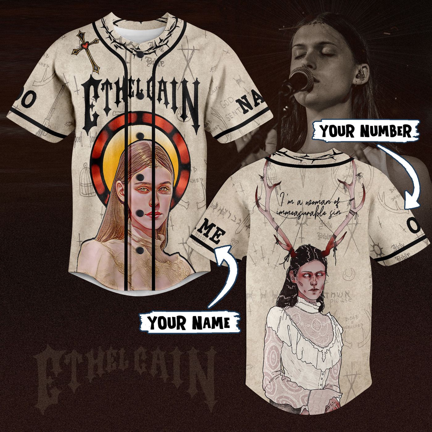 Ethel Cain Baseball Jersey For Men Women And Kids Gift