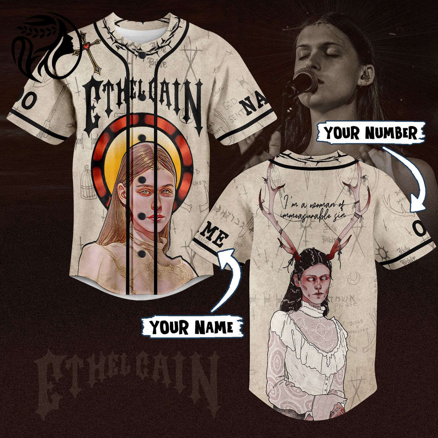 Ethel Cain Baseball Jersey For Men Women And Kids Gift