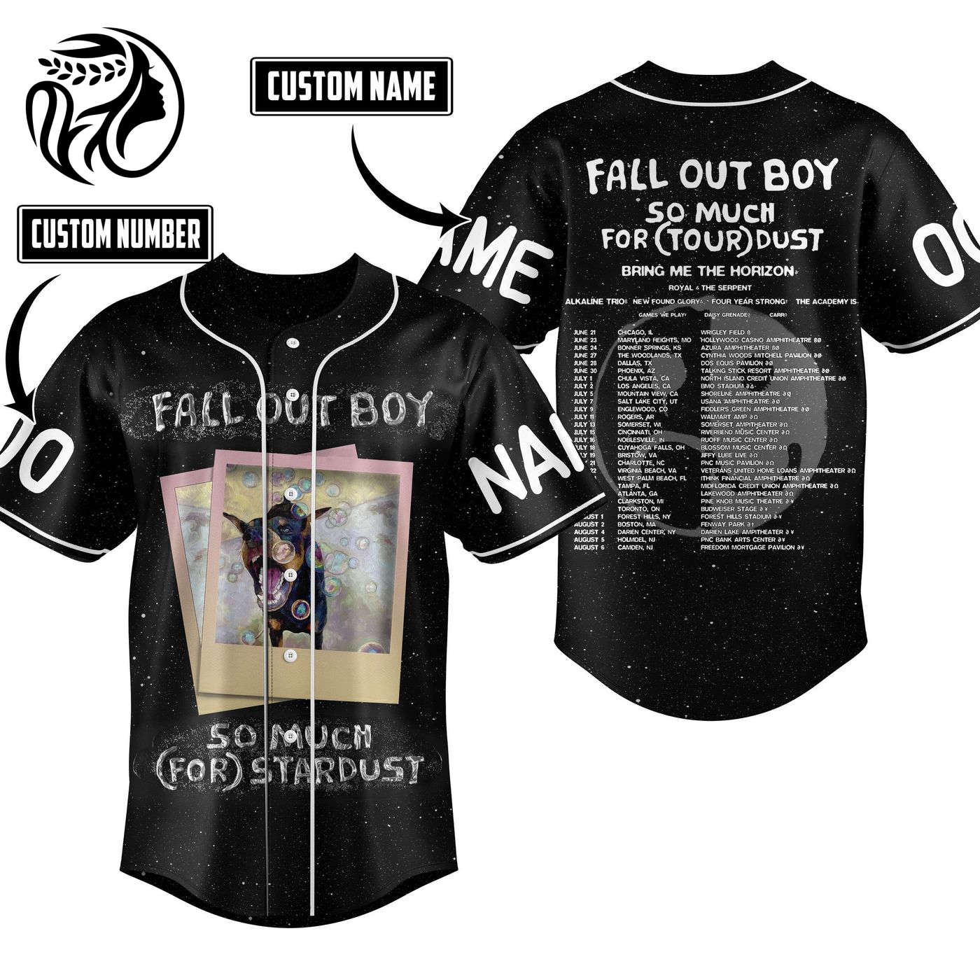 Fall Out Boy Baseball Jersey For Men Women And Kids Gift