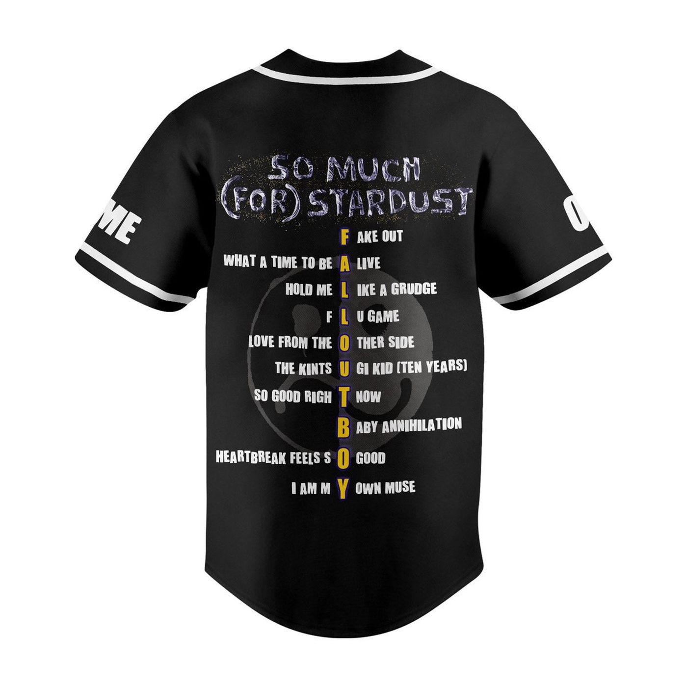 Fall Out Boy Baseball Jersey For Men Women And Kids Gift