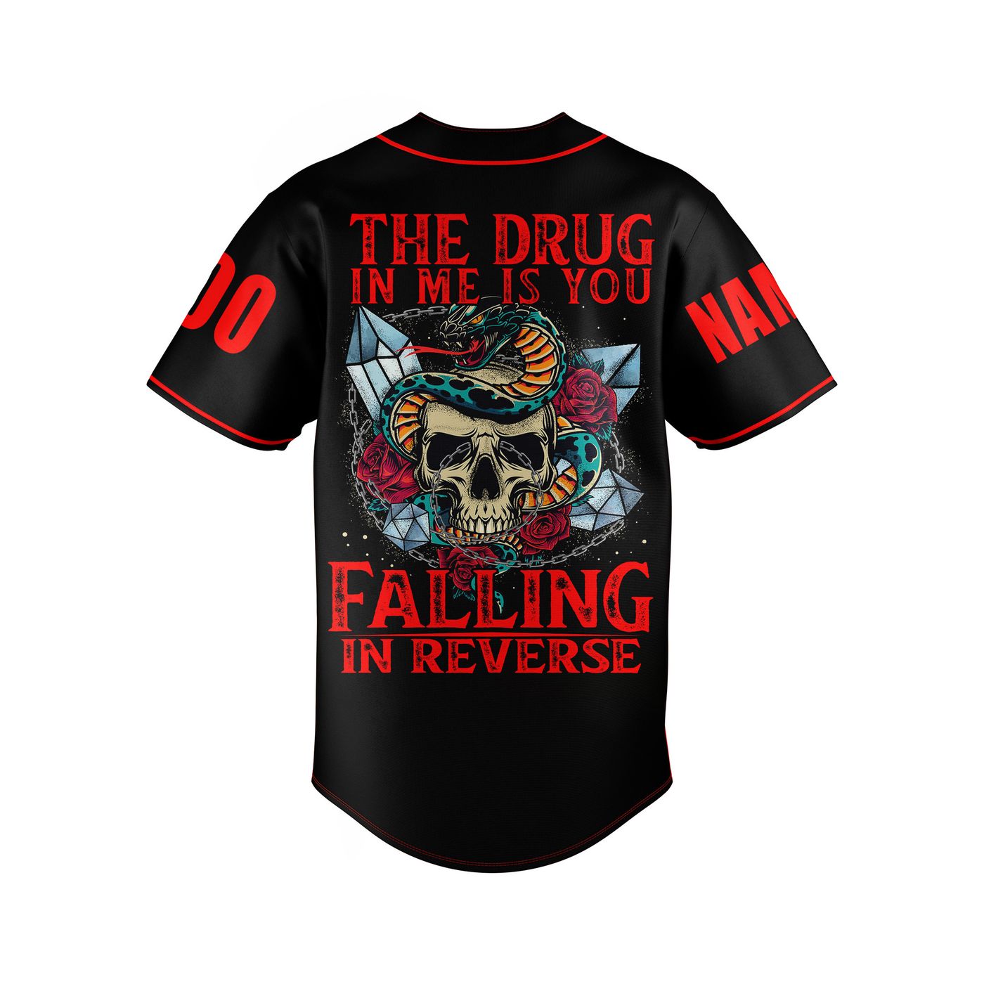Falling In Reverse Baseball Jersey For Men Women And Kids Gift Falling In Reverse Baseball Jersey For Men Women And Kids Gift