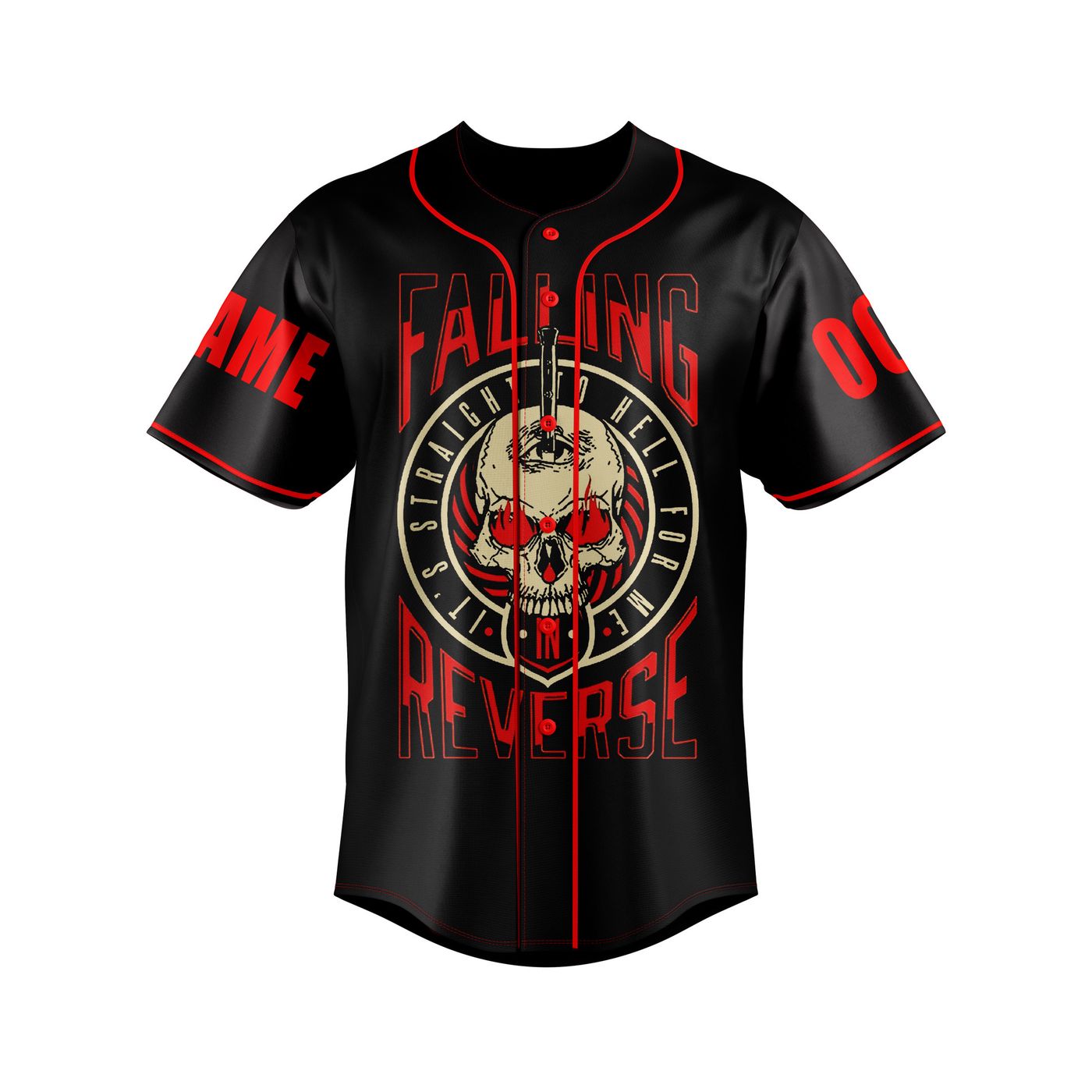 Falling In Reverse Baseball Jersey For Men Women And Kids Gift Falling In Reverse Baseball Jersey For Men Women And Kids Gift