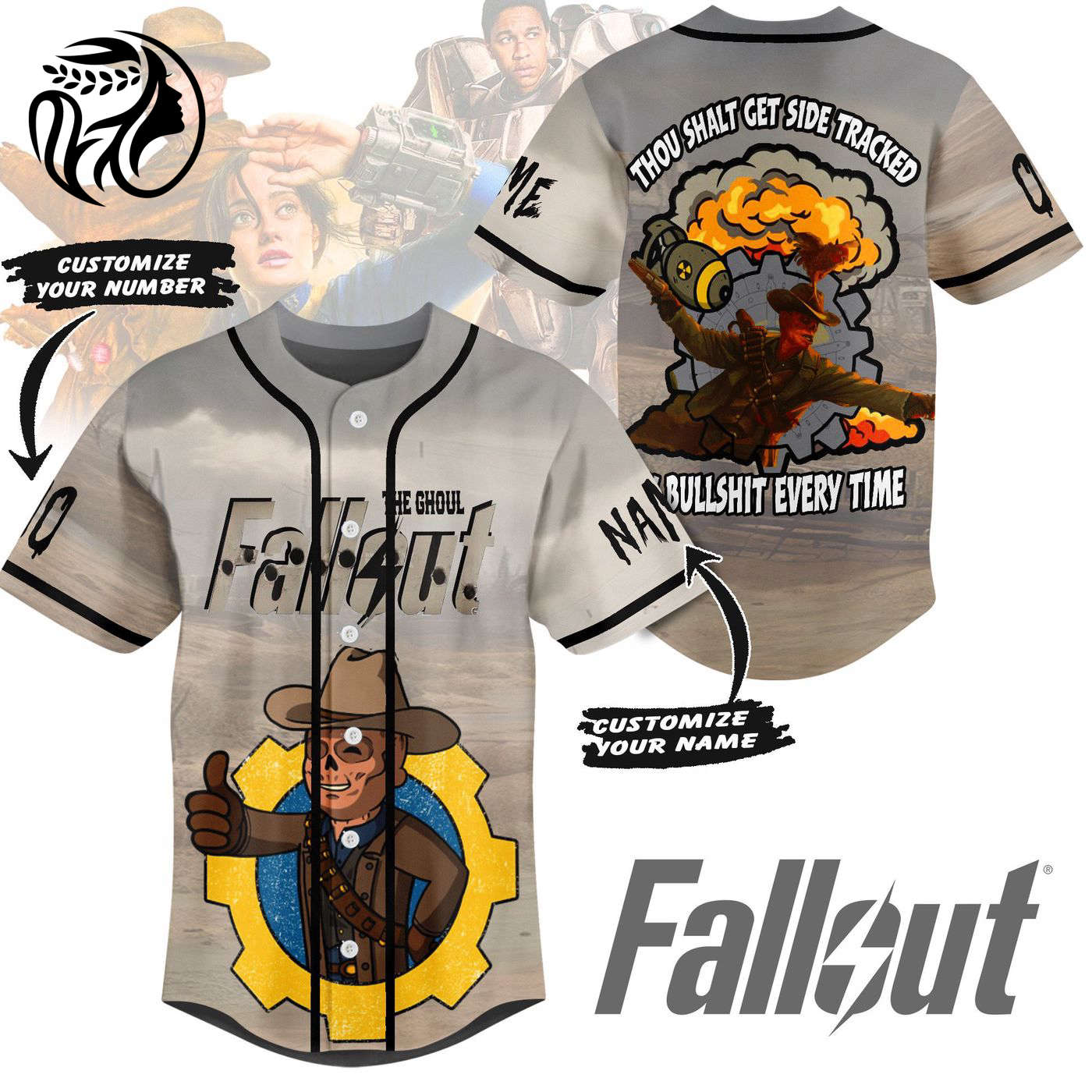 Fallout Baseball Jersey For Men Women And Kids Gift
