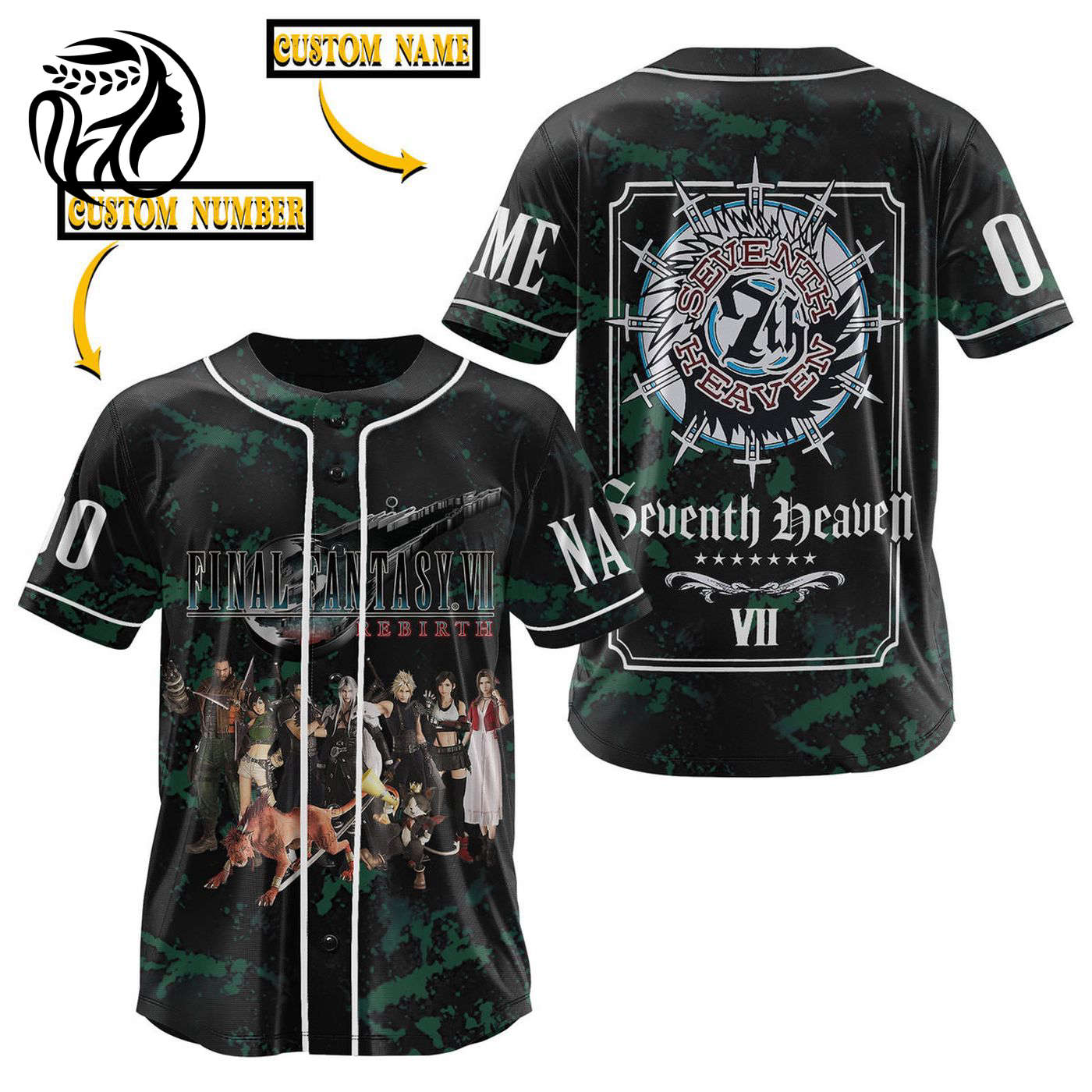 Final Fantasy Baseball Jersey For Men Women And Kids Gift