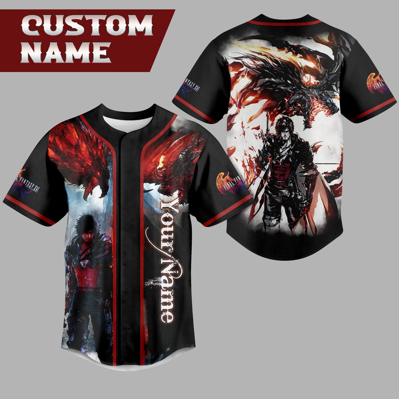 Final Fantasy Baseball Jersey For Men Women And Kids Gift