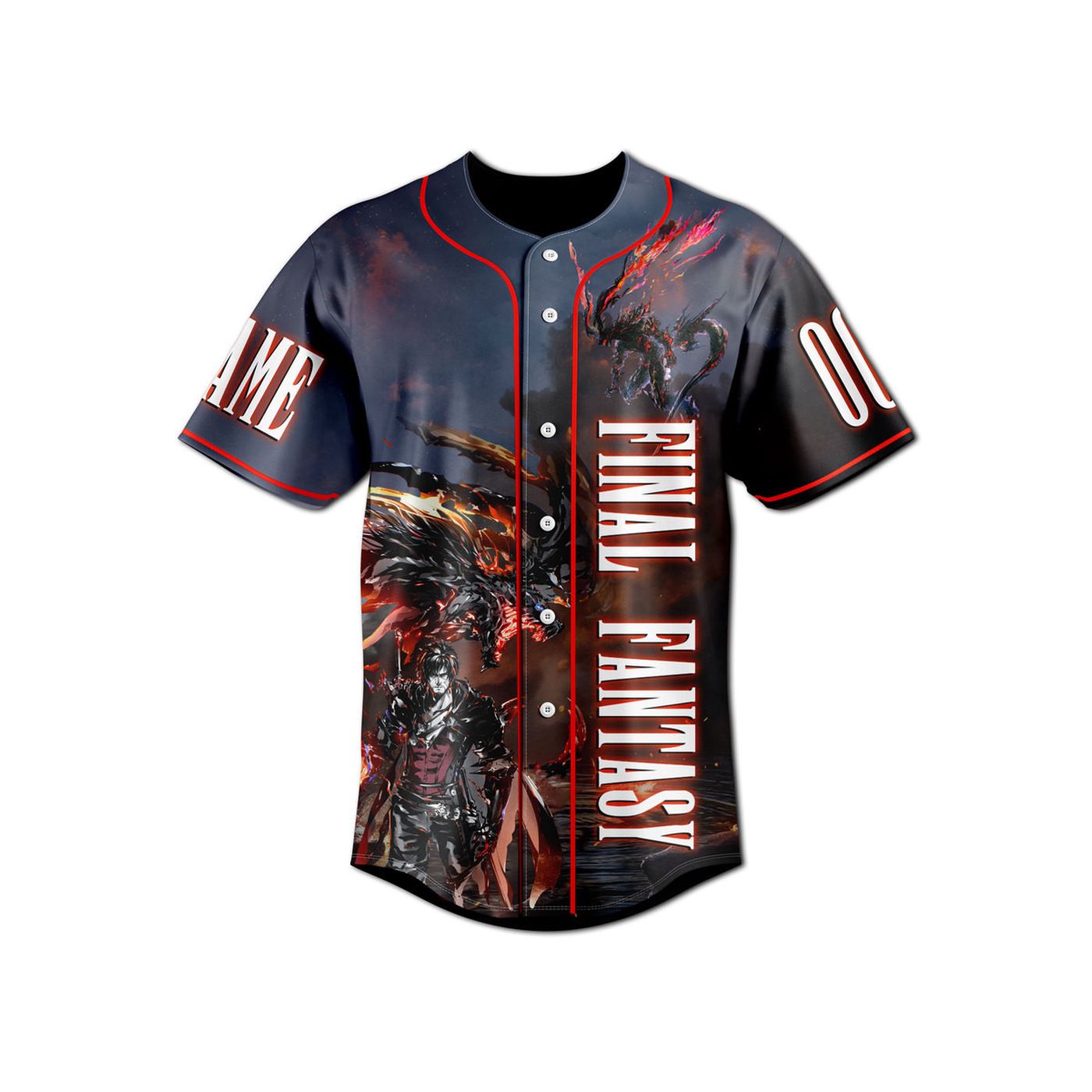Final Fantasy Baseball Jersey For Men Women And Kids Gift