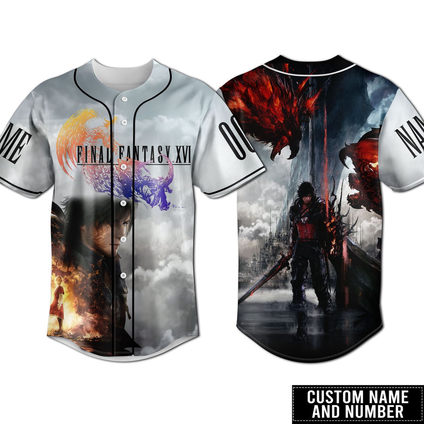 Final Fantasy Baseball Jersey For Men Women And Kids Gift