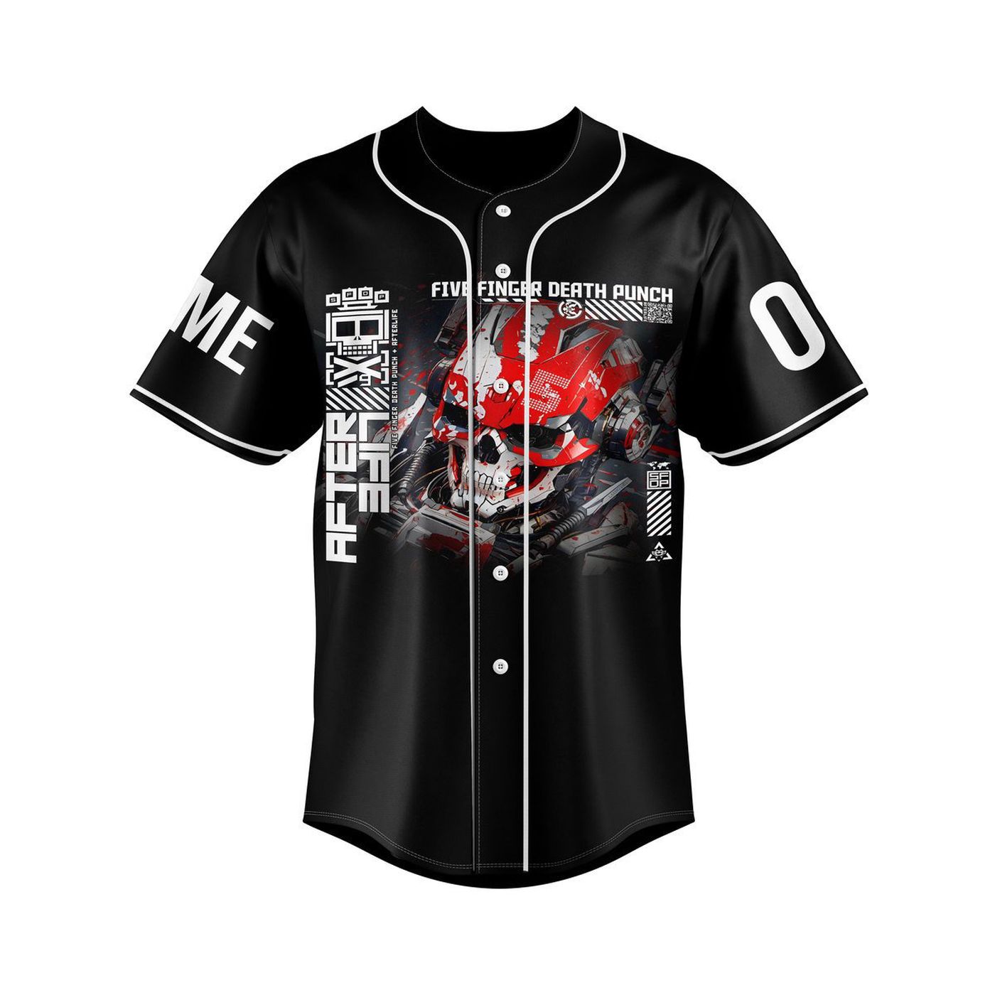 Five Finger Death Punch Baseball Jersey For Men Women And Kids Gift