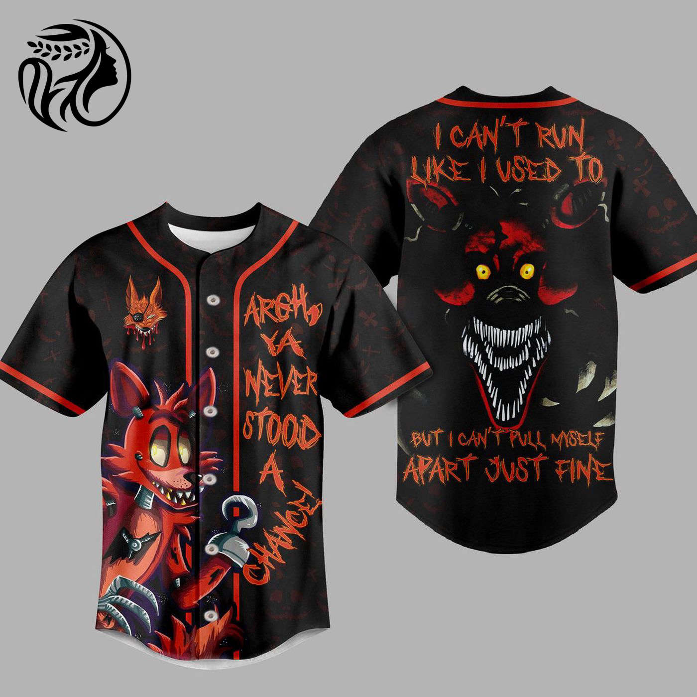 Five Nights at Freddy Baseball Jersey For Men Women And Kids Gift