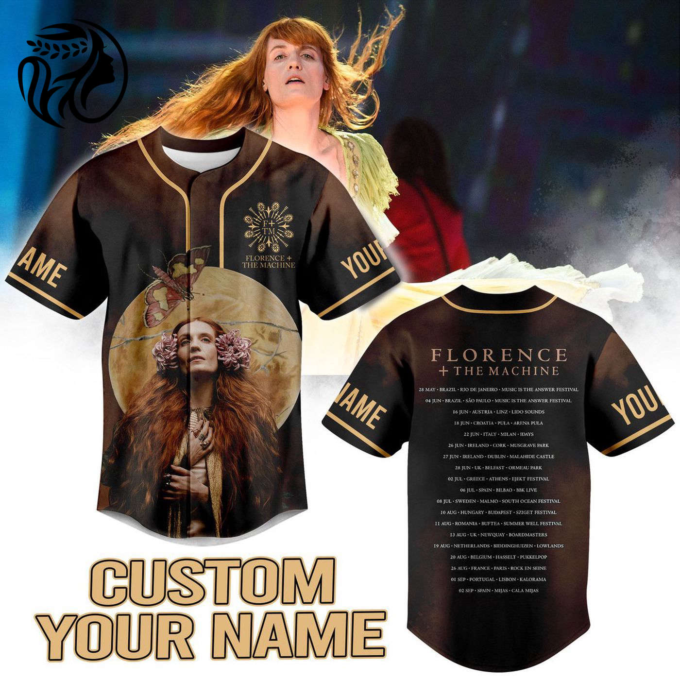 Florence & The Machine Baseball Jersey For Men Women And Kids Gift