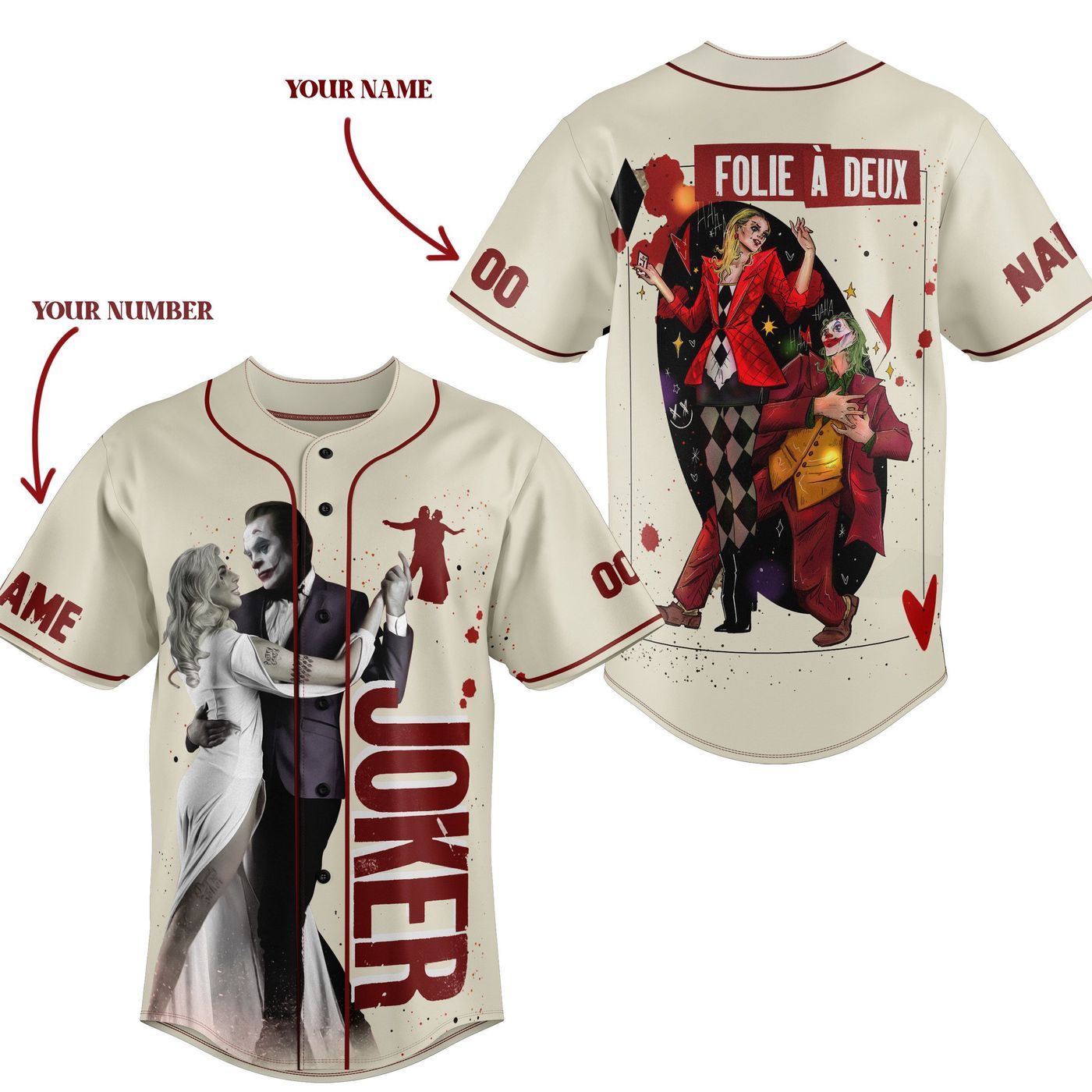 Folie a Deux Baseball Jersey For Men Women And Kids Gift Folie a Deux Baseball Jersey For Men Women And Kids Gift