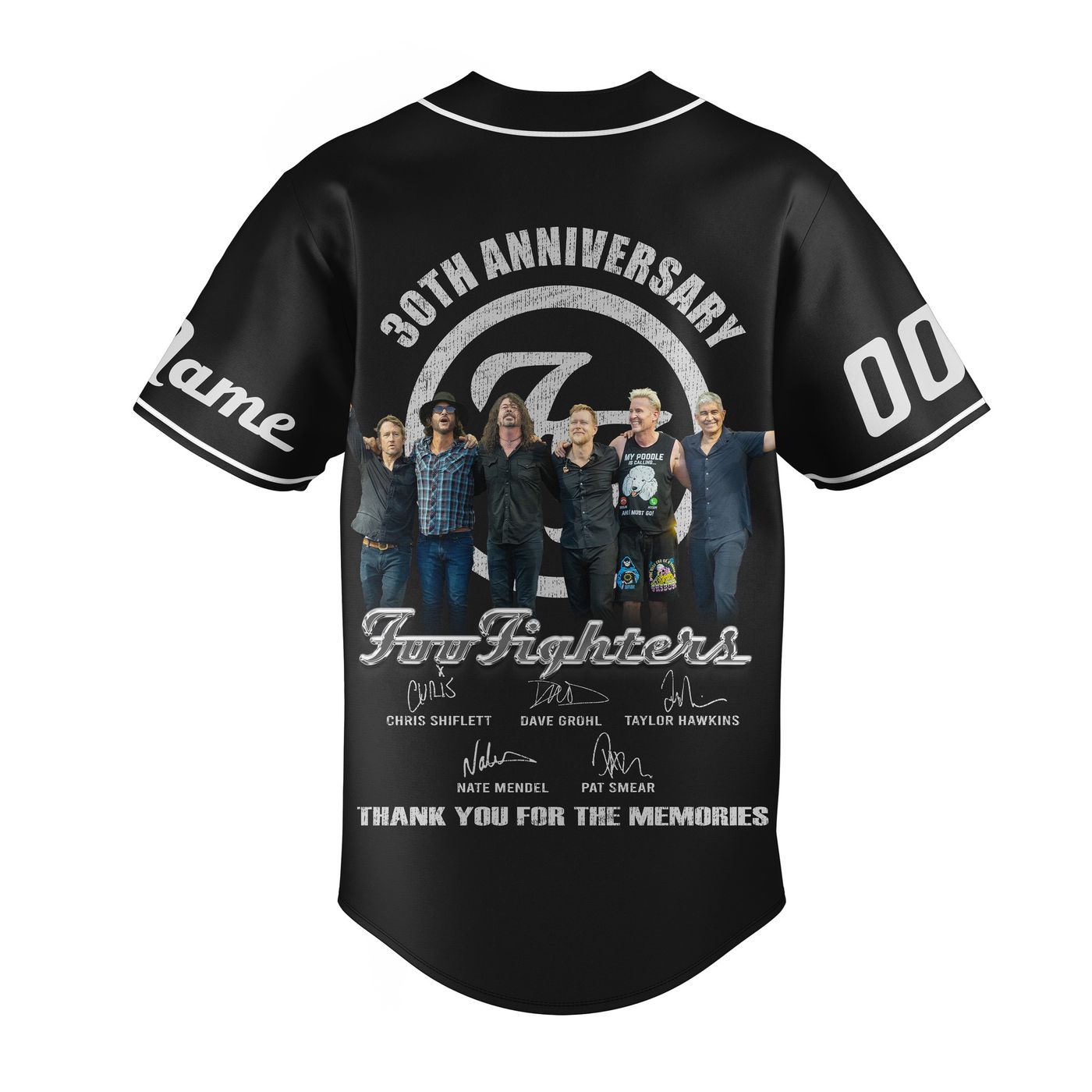 Foo Fighters Baseball Jersey For Men Women And Kids Gift Foo Fighters Baseball Jersey For Men Women And Kids Gift