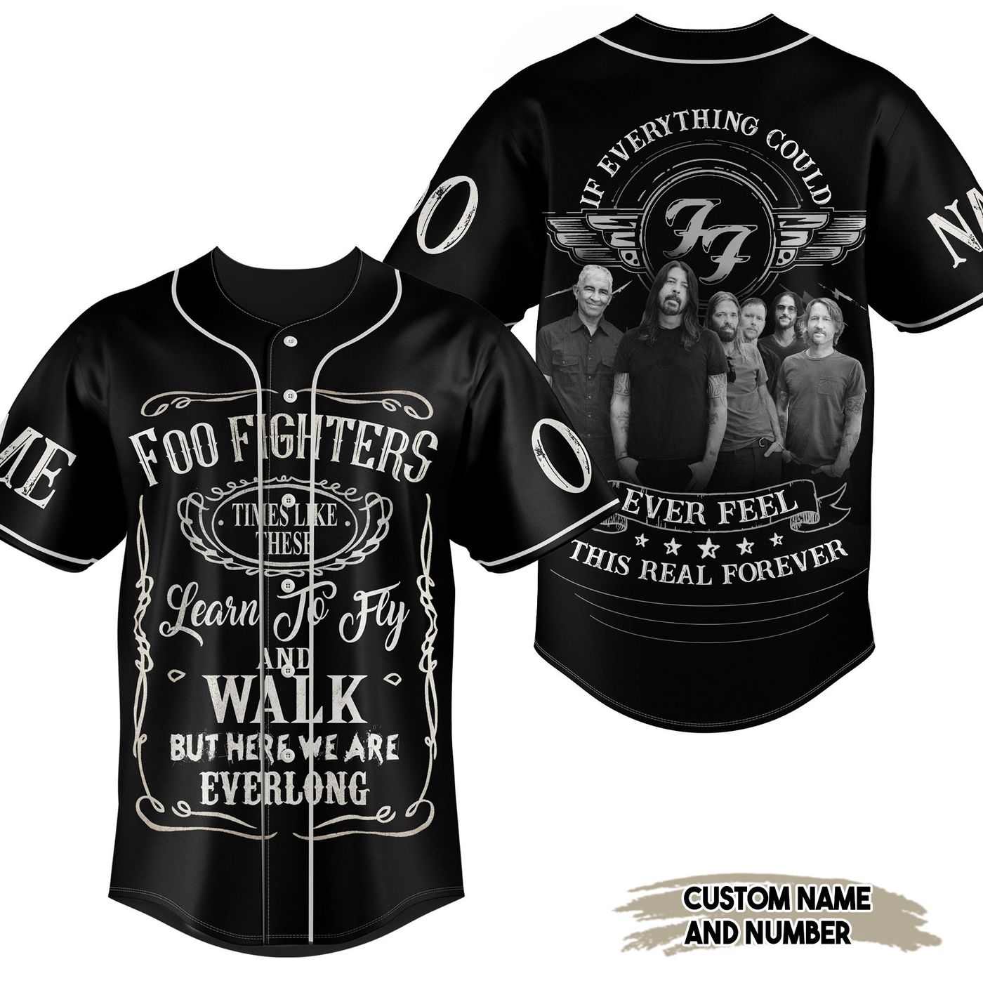 Foo Fighters Baseball Jersey For Men Women And Kids Gift