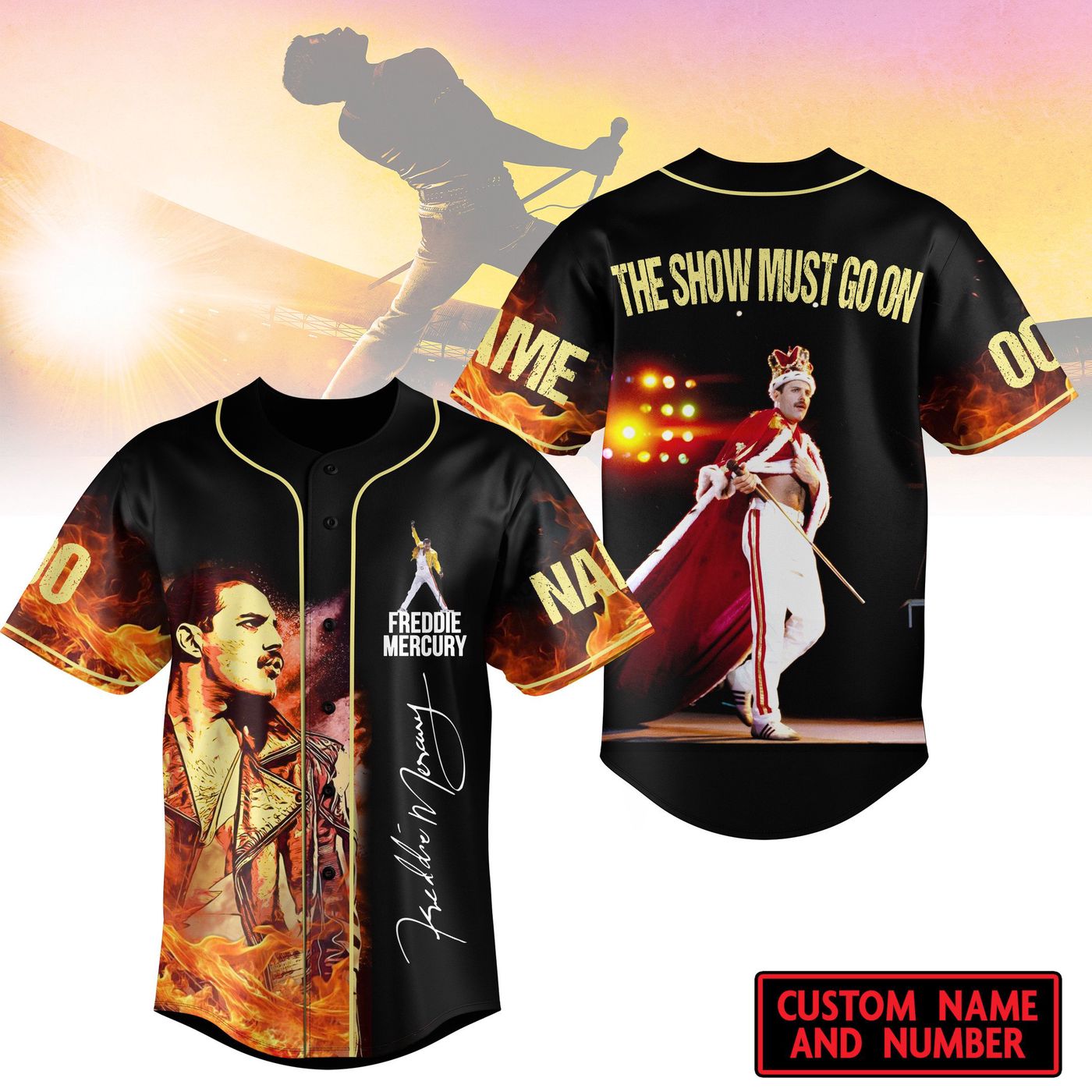 Freddie Mercury Baseball Jersey For Men Women And Kids Gift Freddie Mercury Baseball Jersey For Men Women And Kids Gift
