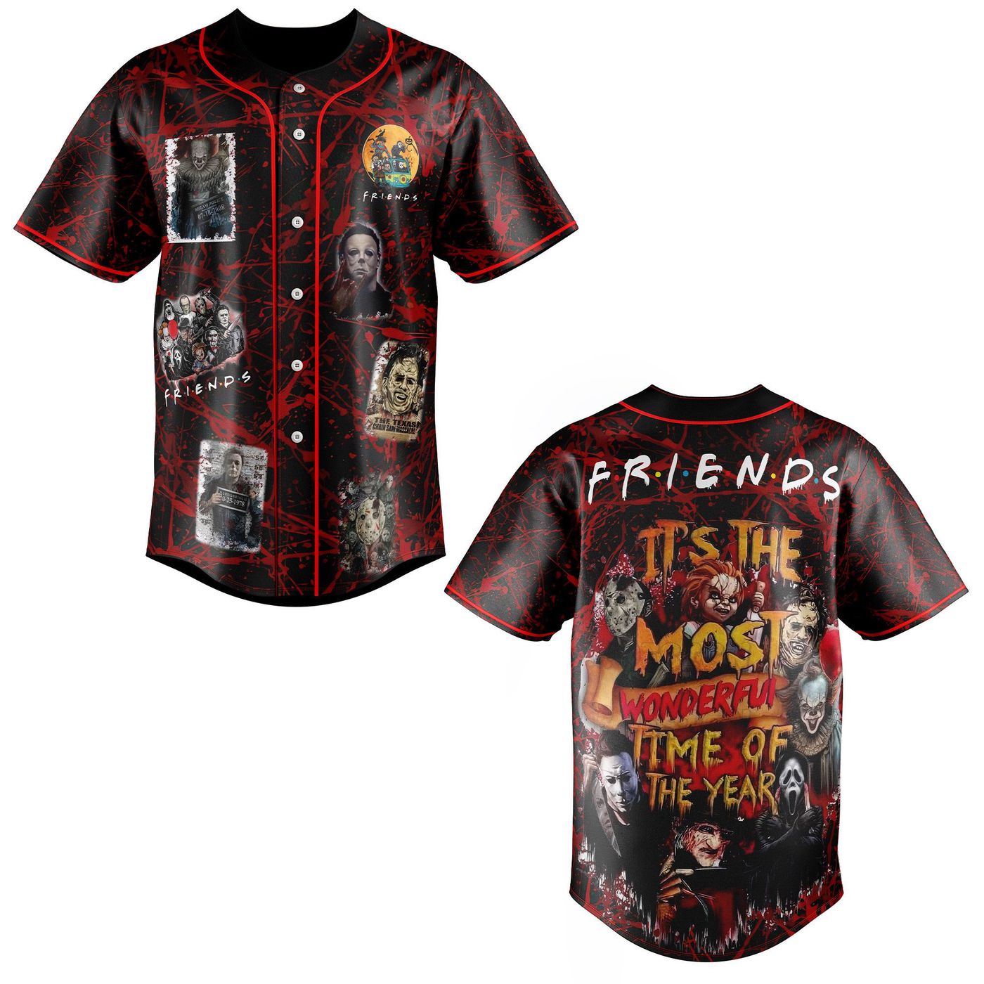 Friends Baseball Jersey For Men Women And Kids Gift Friends Baseball Jersey For Men Women And Kids Gift