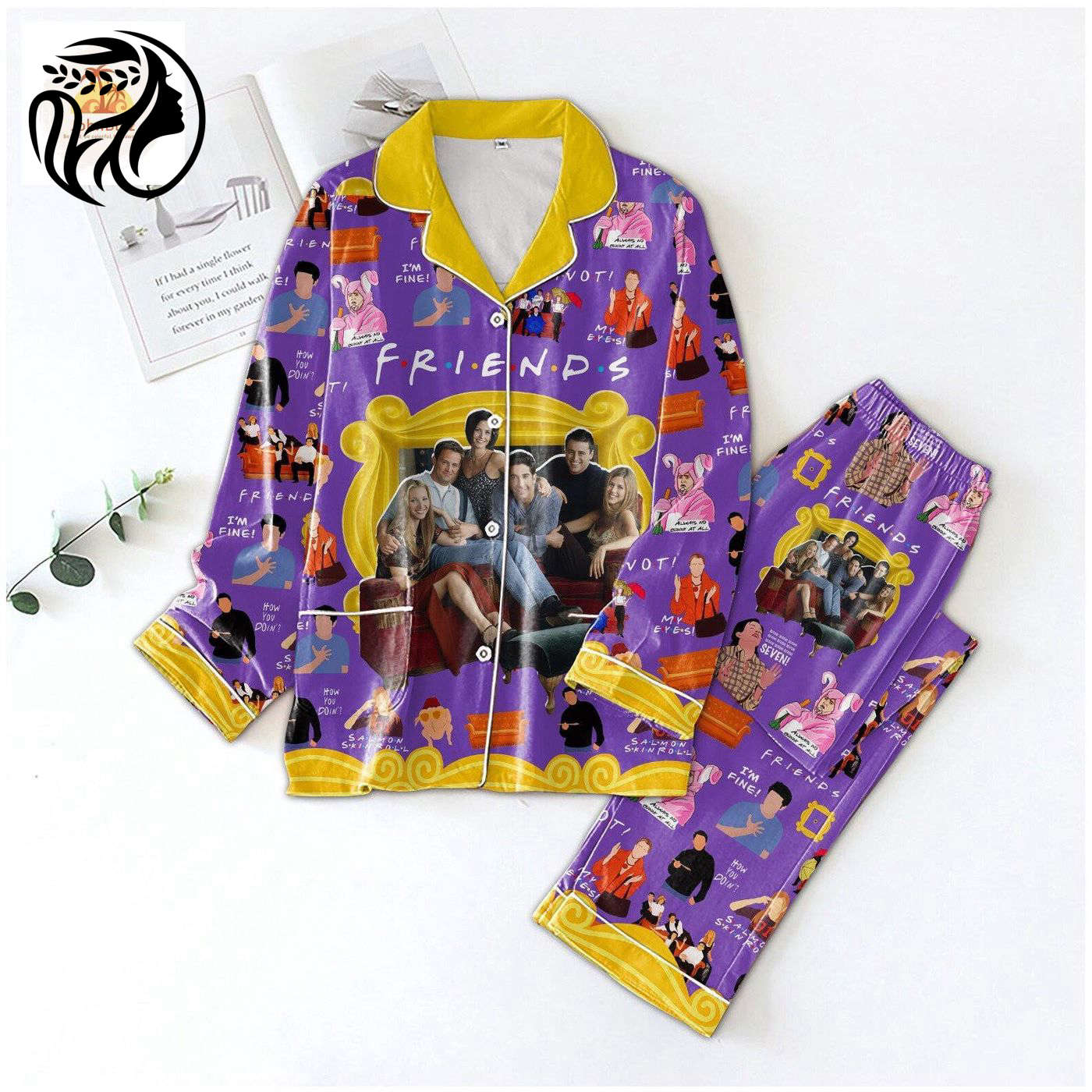 Friends Movie Pajamas Set – Trendy Women s Gift for Fans