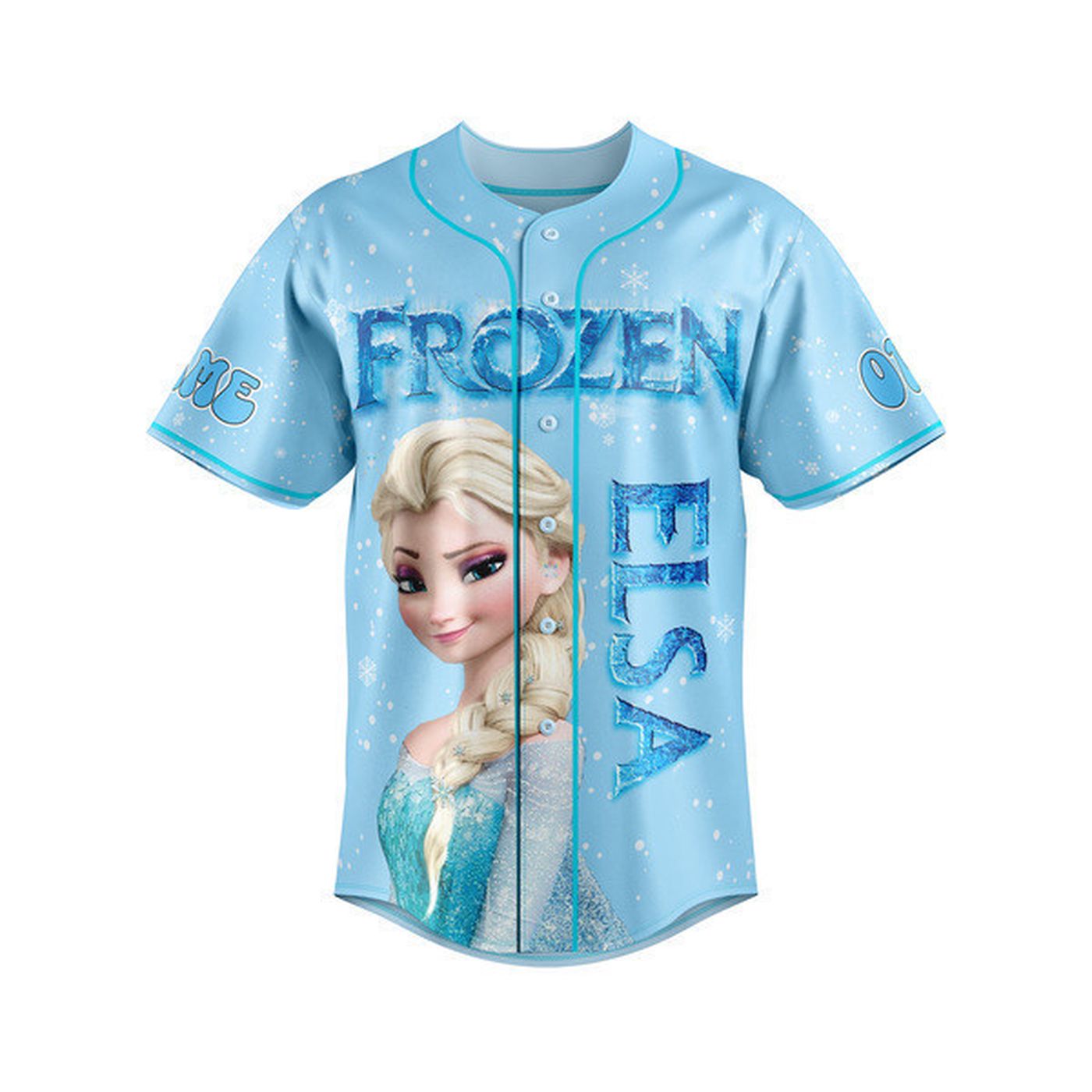 Frozen Elsa Baseball Jersey For Men Women And Kids Gift Frozen Elsa Baseball Jersey For Men Women And Kids Gift