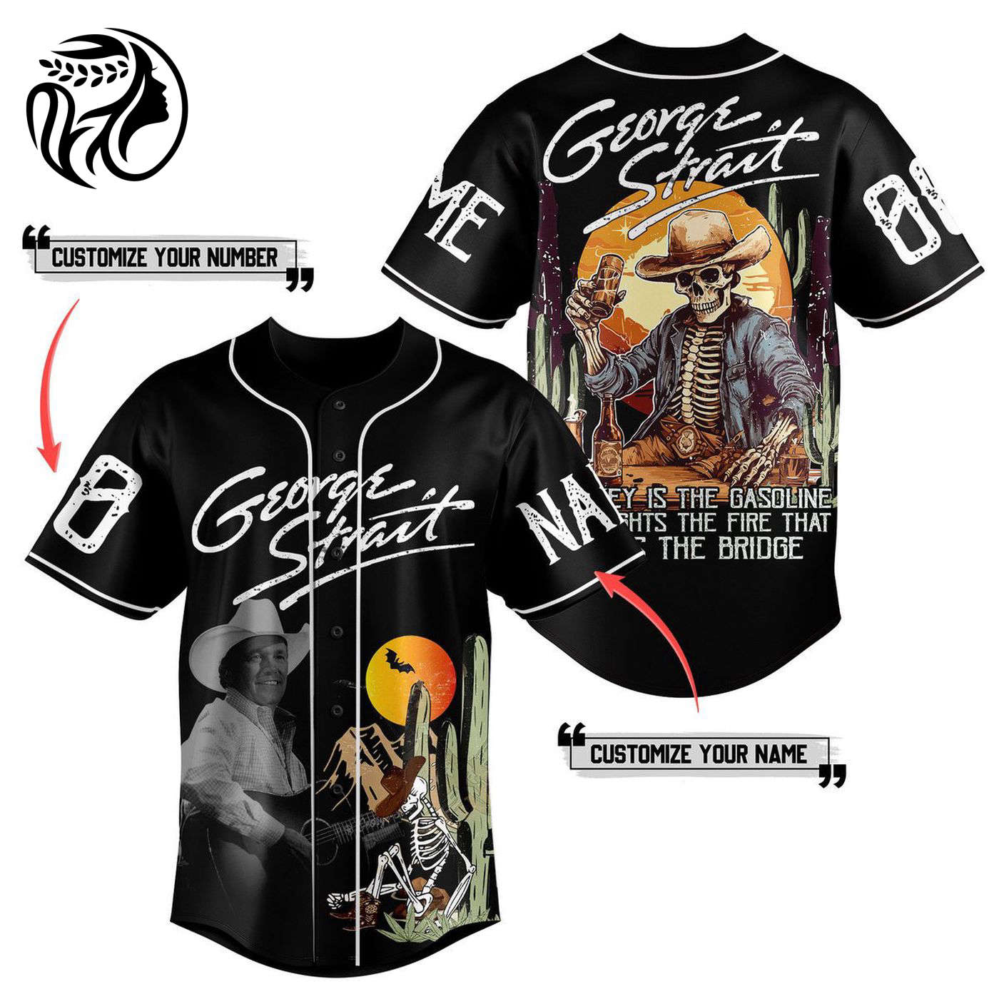 George Strait Baseball Jersey For Men Women And Kids Gift