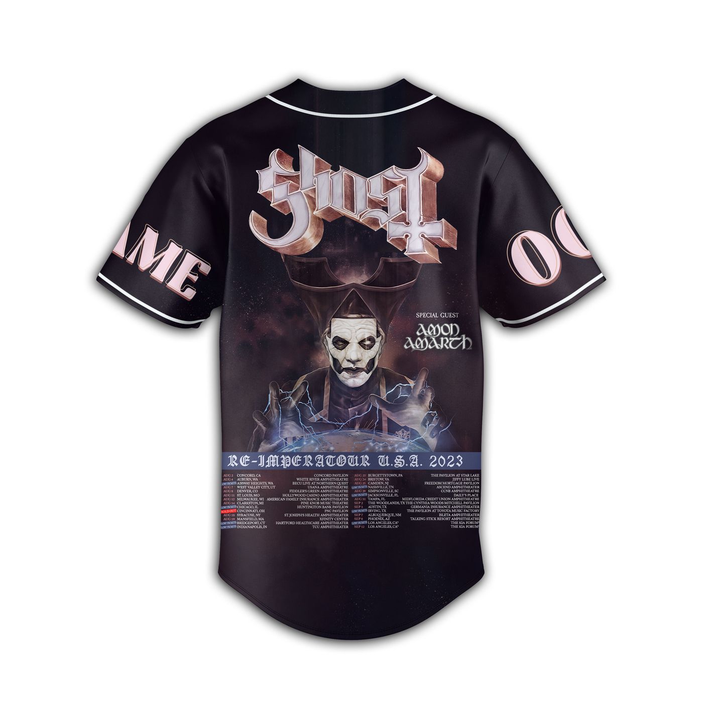 Ghost Baseball Jersey For Men Women And Kids Gift