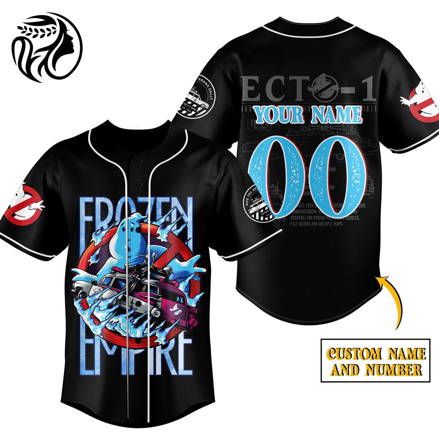 Ghostbusters Frozen Empire Baseball Jersey For Men Women And Kids Gift