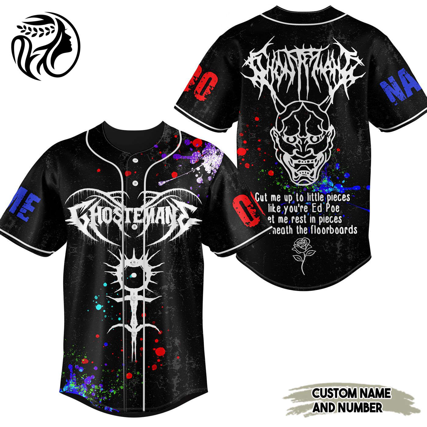 Ghostemane Baseball Jersey For Men Women And Kids Gift