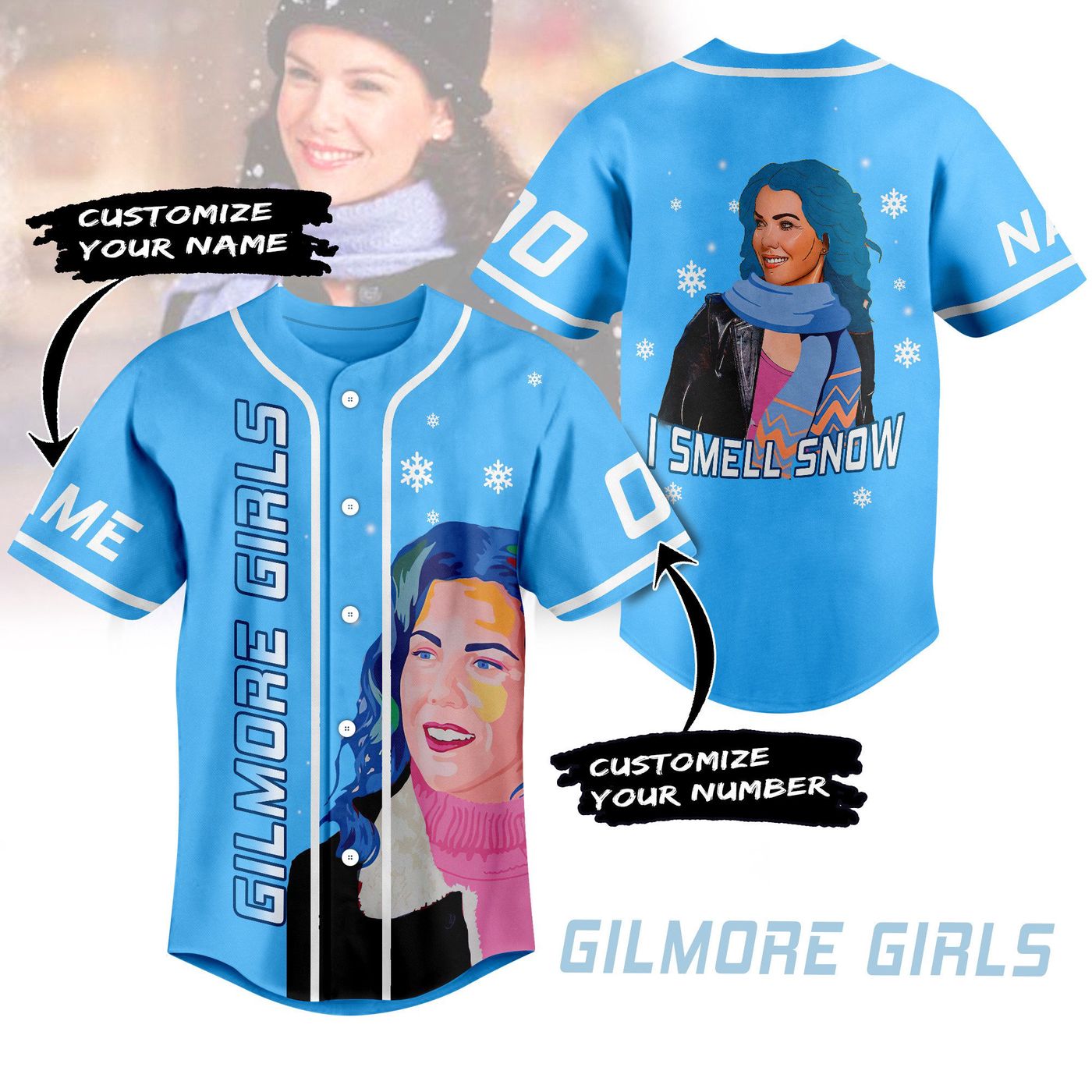 Gilmore Girls Baseball Jersey For Men Women And Kids Gift Gilmore Girls Baseball Jersey For Men Women And Kids Gift