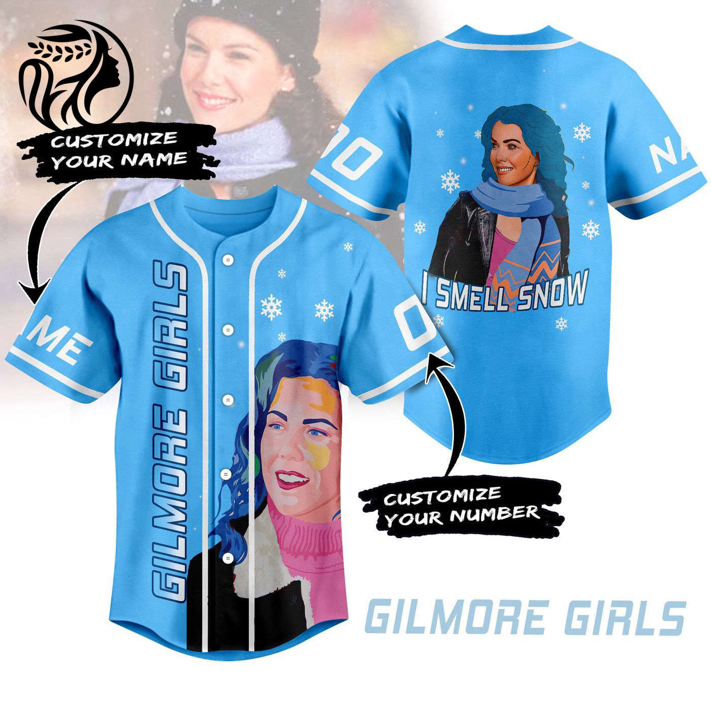 Gilmore Girls Baseball Jersey For Men Women And Kids Gift