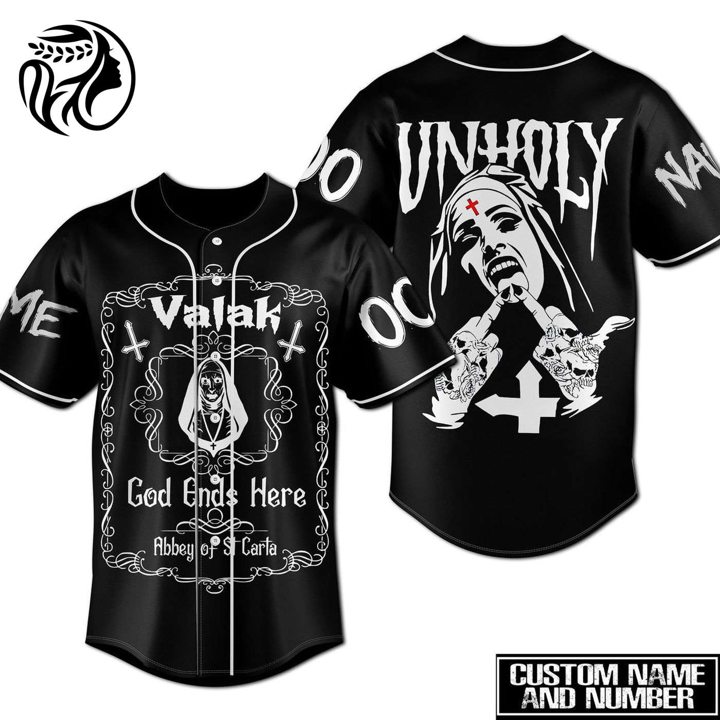 God Ends Here Baseball Jersey For Men Women And Kids Gift