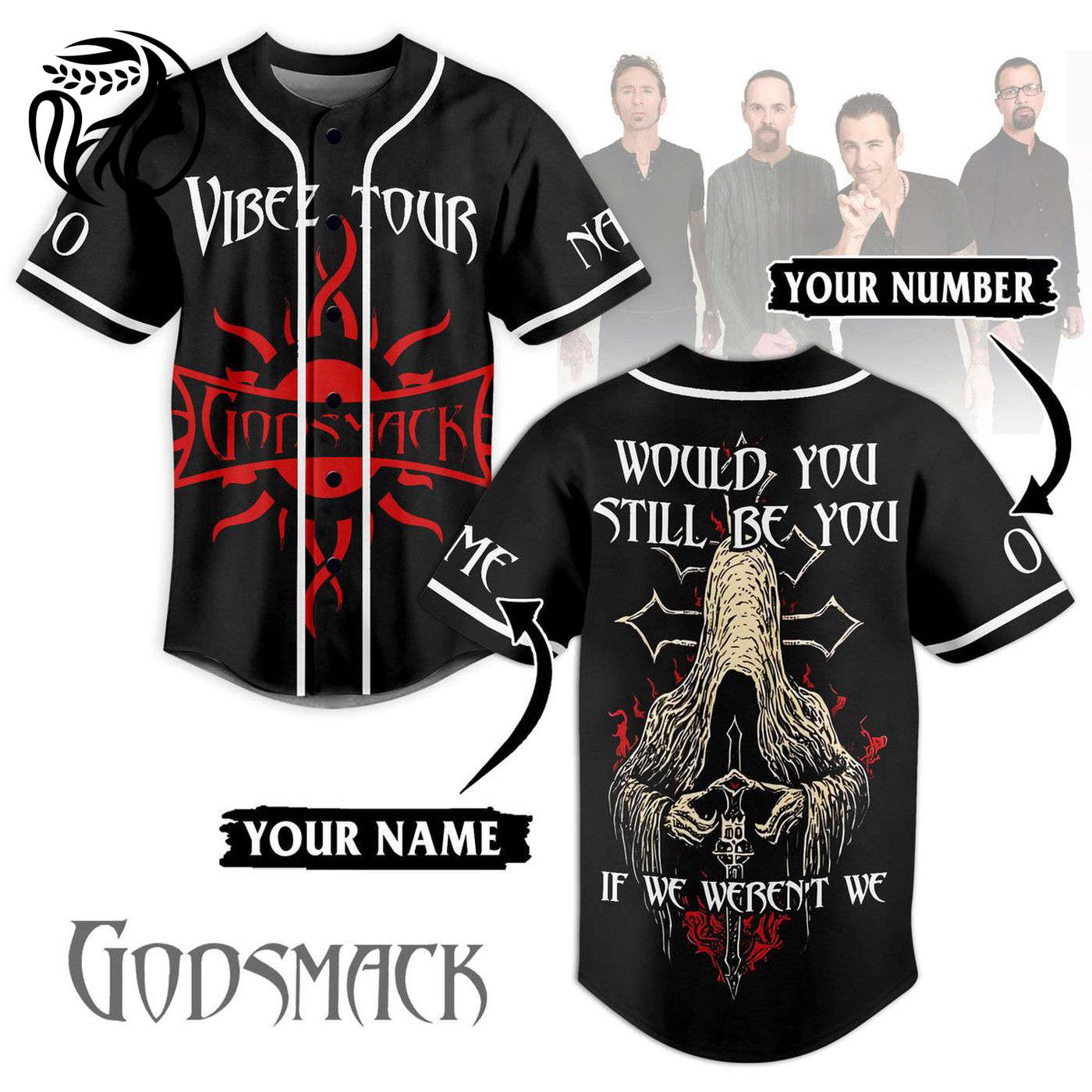 Godsmack Baseball Jersey For Men Women And Kids Gift