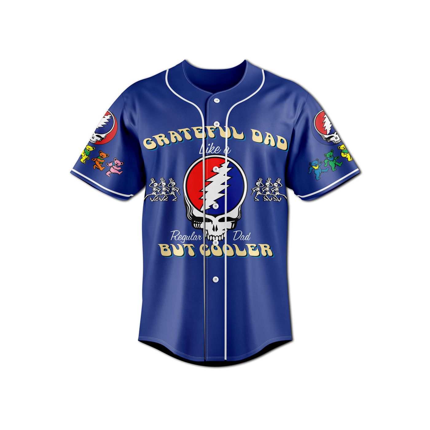 Grateful Dead Baseball Jersey For Men Women And Kids Gift