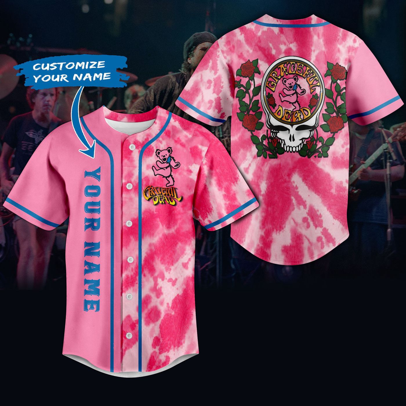 Grateful Dead Baseball Jersey For Men Women And Kids Gift Grateful Dead Baseball Jersey For Men Women And Kids Gift