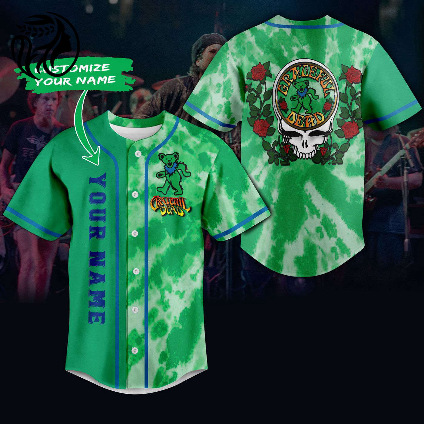 Grateful Dead Baseball Jersey For Men Women And Kids Gift