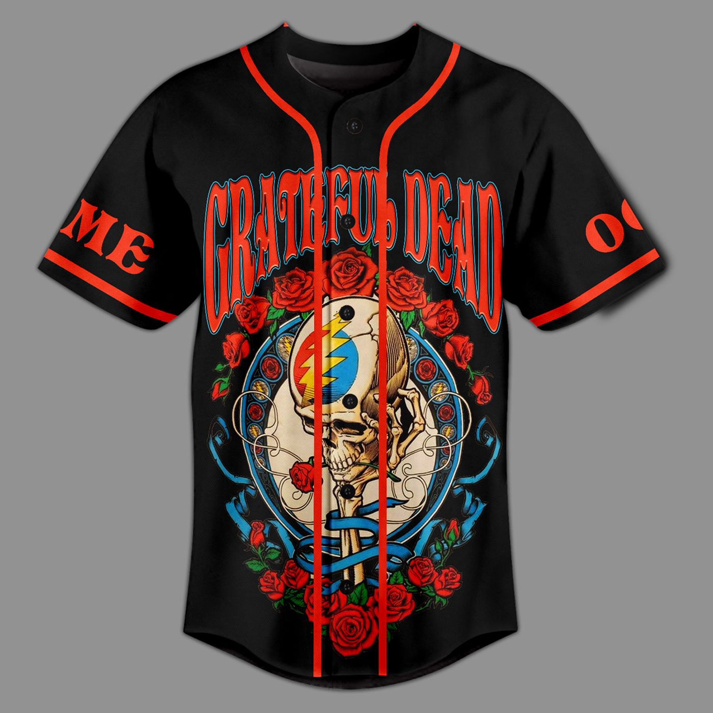 Grateful Dead Baseball Jersey For Men Women And Kids Gift Grateful Dead Baseball Jersey For Men Women And Kids Gift