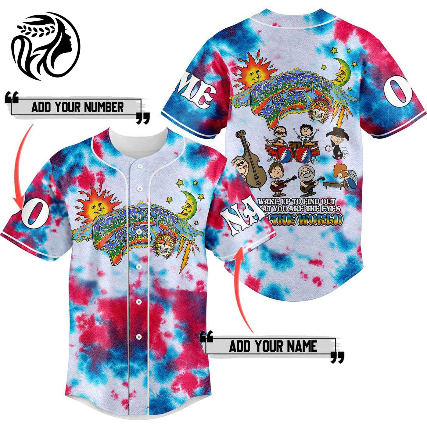 Grateful Dead Baseball Jersey For Men Women And Kids Gift