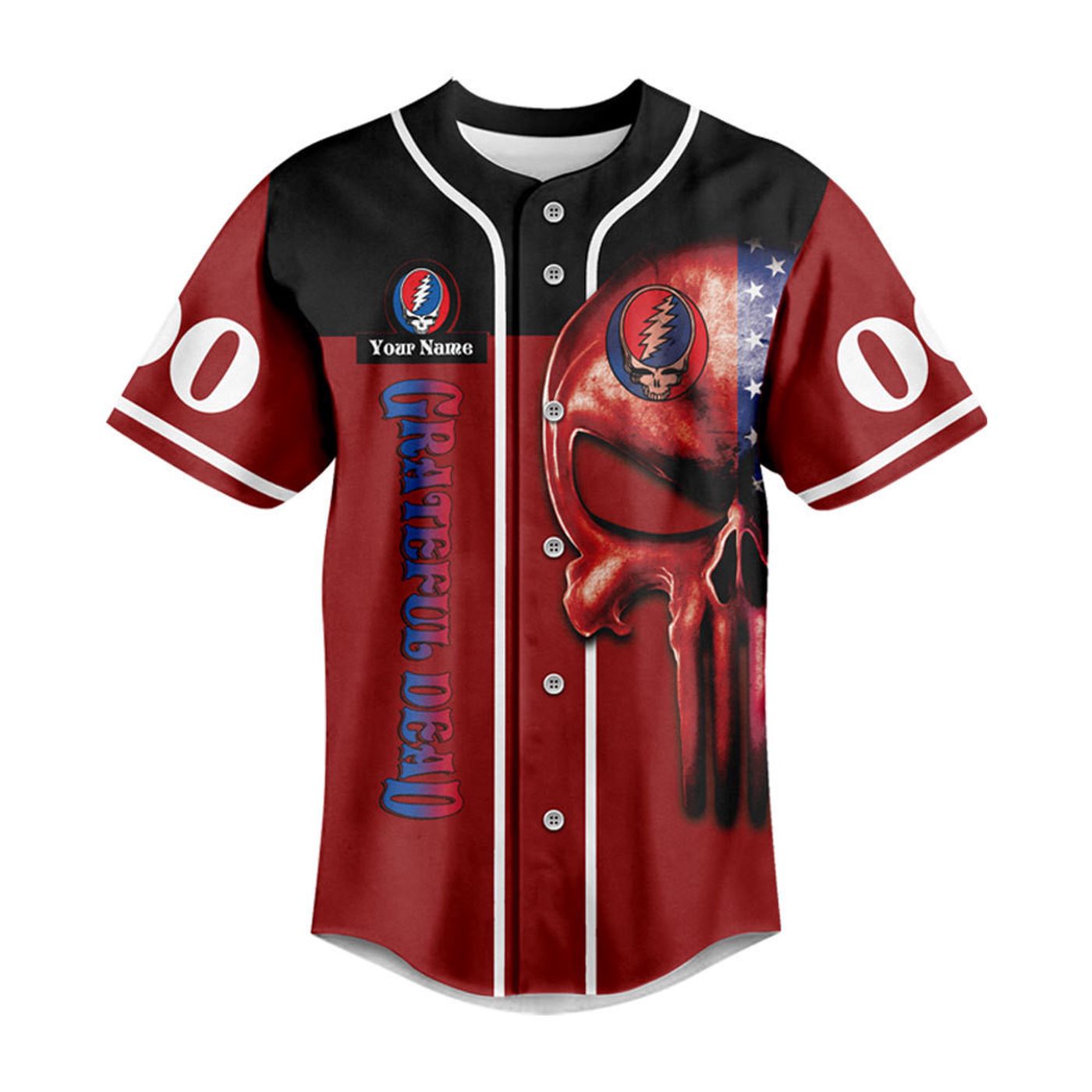Grateful Dead Baseball Jersey For Men Women And Kids Gift