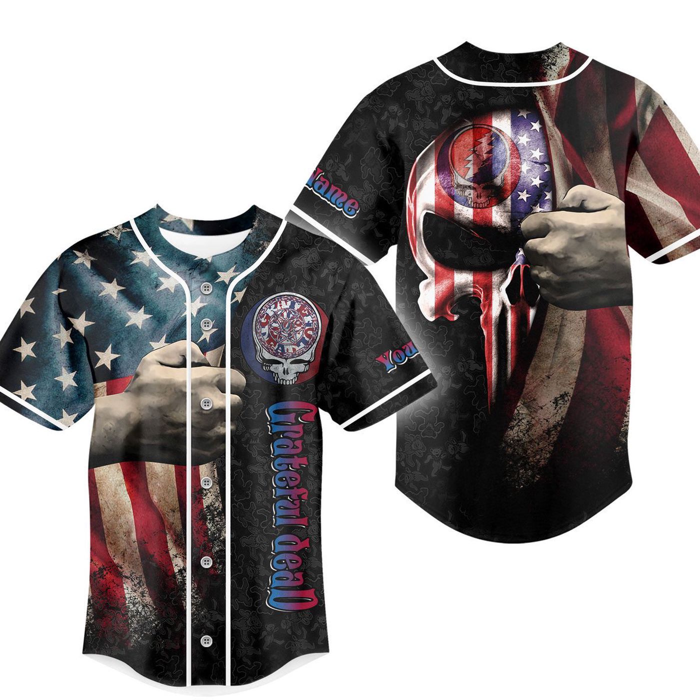 Grateful Dead Baseball Jersey For Men Women And Kids Gift Grateful Dead Baseball Jersey For Men Women And Kids Gift